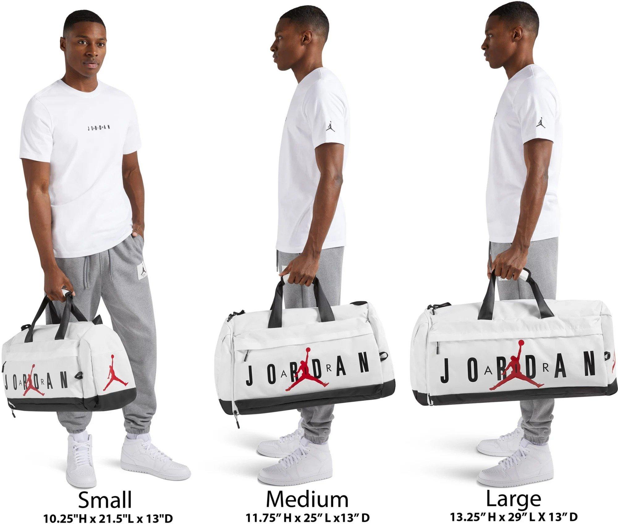 Jordan Velocity Duffle Bag Medium - Black/Blue - WHITE Thumbnail View 11