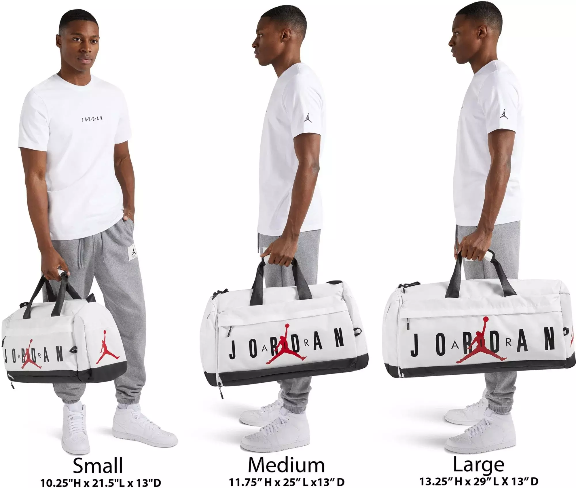 Jordan Velocity Duffle Bag Medium - Black/Blue - WHITE