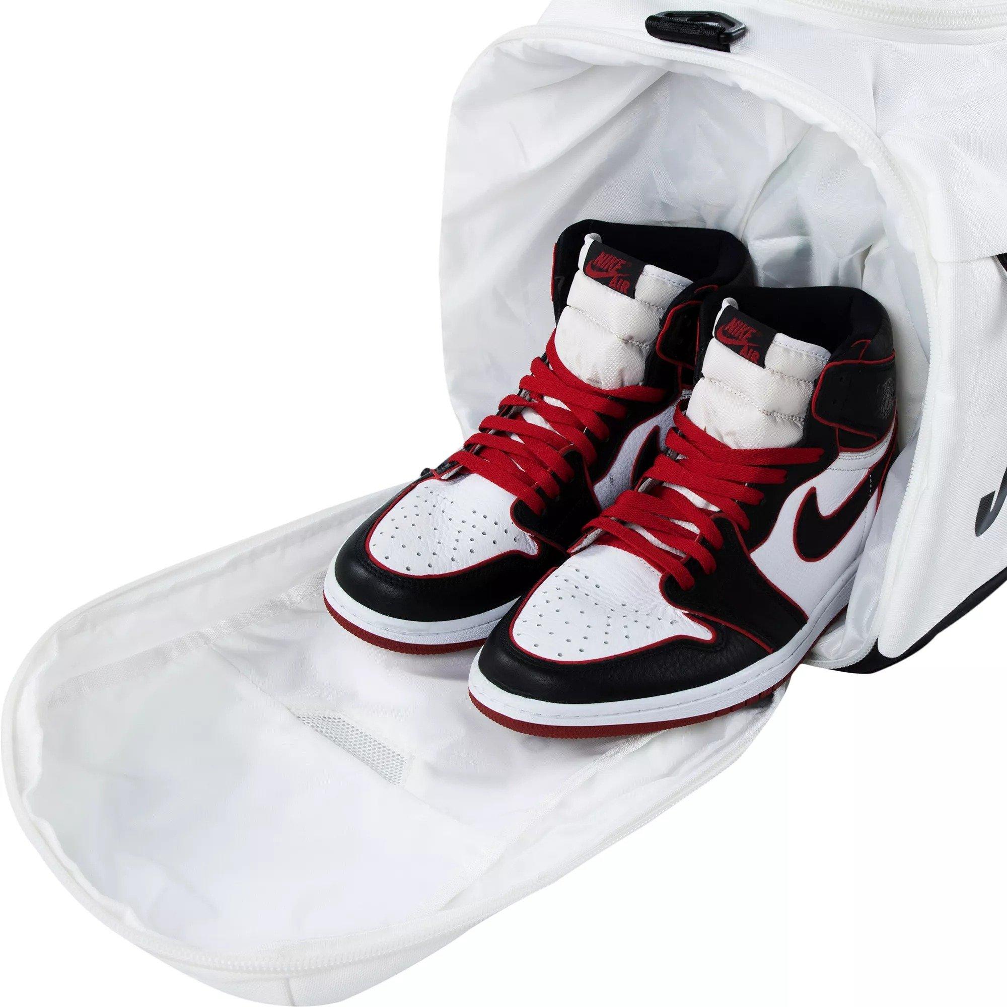 Jordan Velocity Duffle Bag Medium - Black/Blue - WHITE Thumbnail View 4