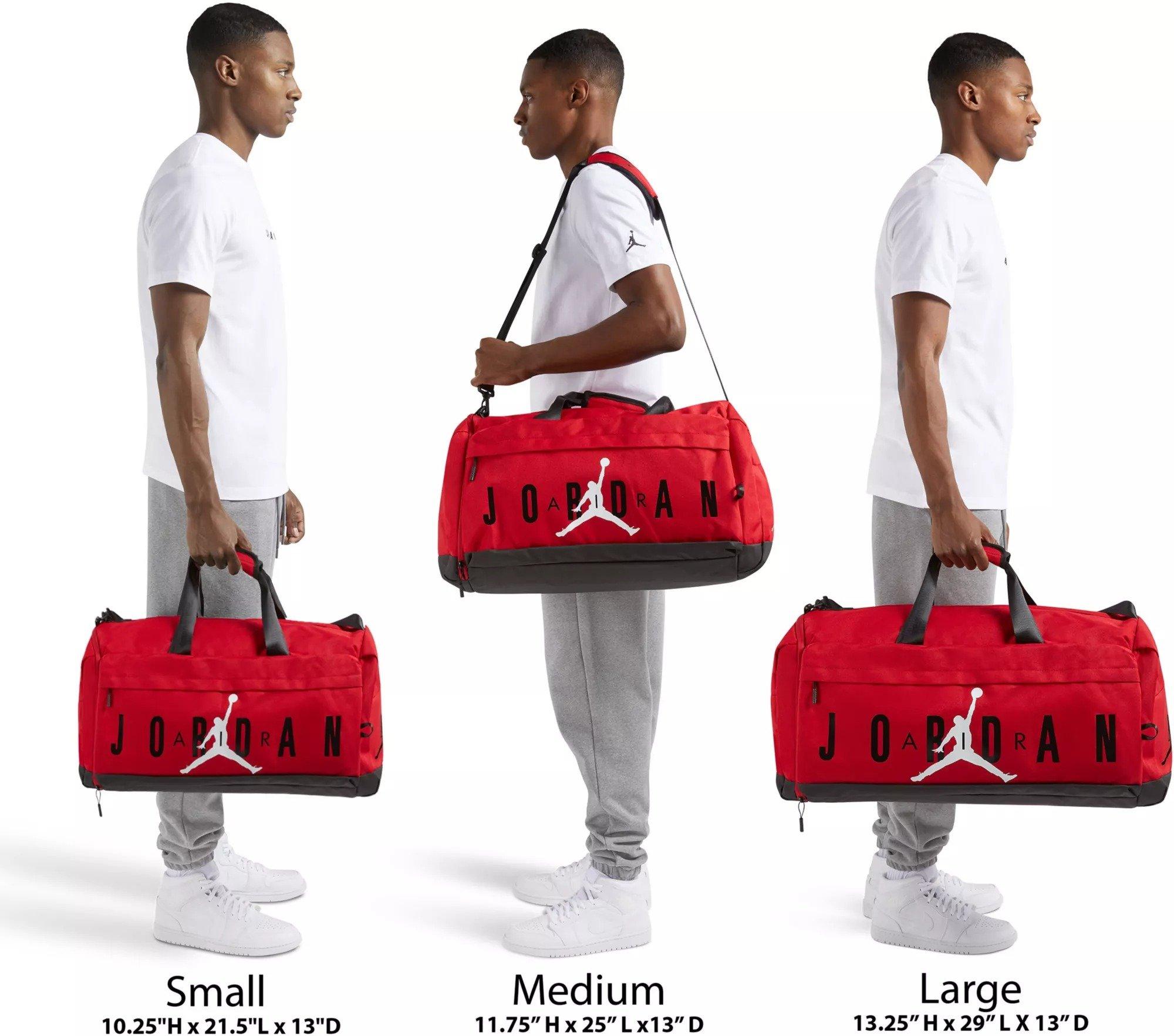 Jordan Velocity Duffle Bag Medium - Black/Blue - RED Thumbnail View 9