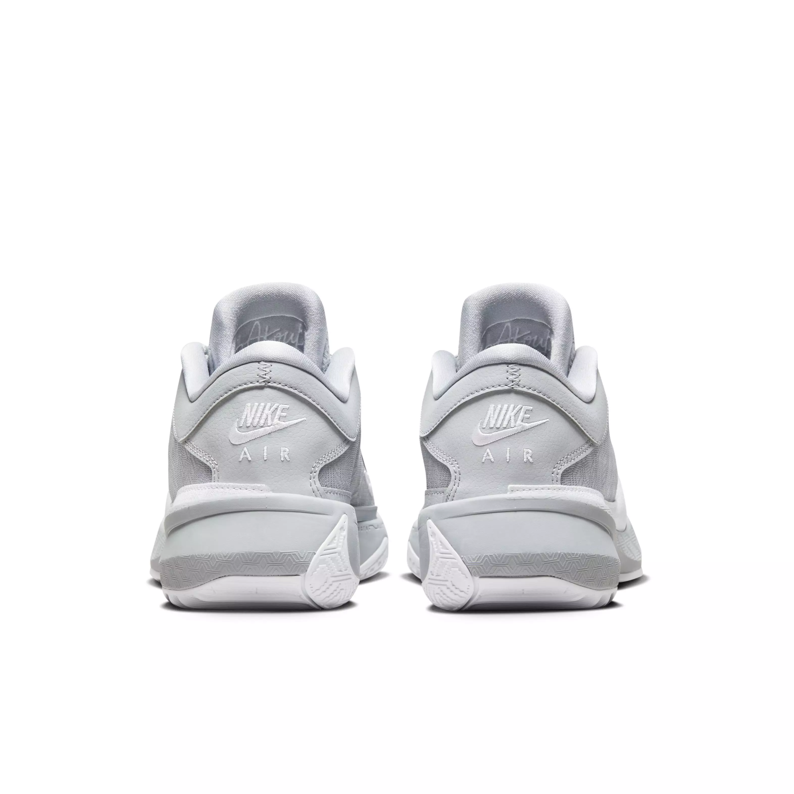 Nike Zoom Freak 5 (Team) "Wolf Grey/White" Men's Basketball Shoe - GREY/WHITE