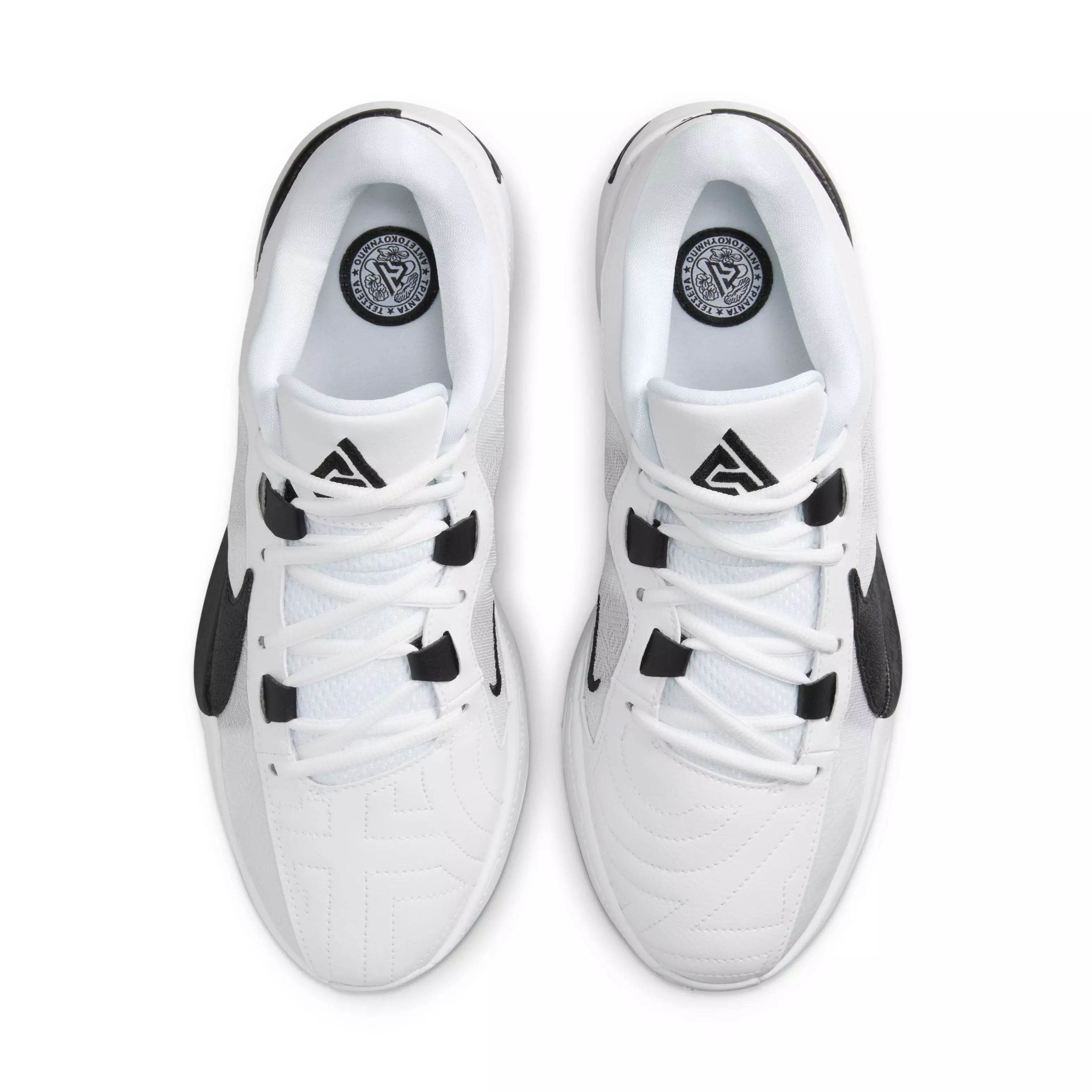 Nike Zoom Freak 5 (Team) "White/Black/White" Men's Basketball Shoe - WHITE/BLACK/WHITE