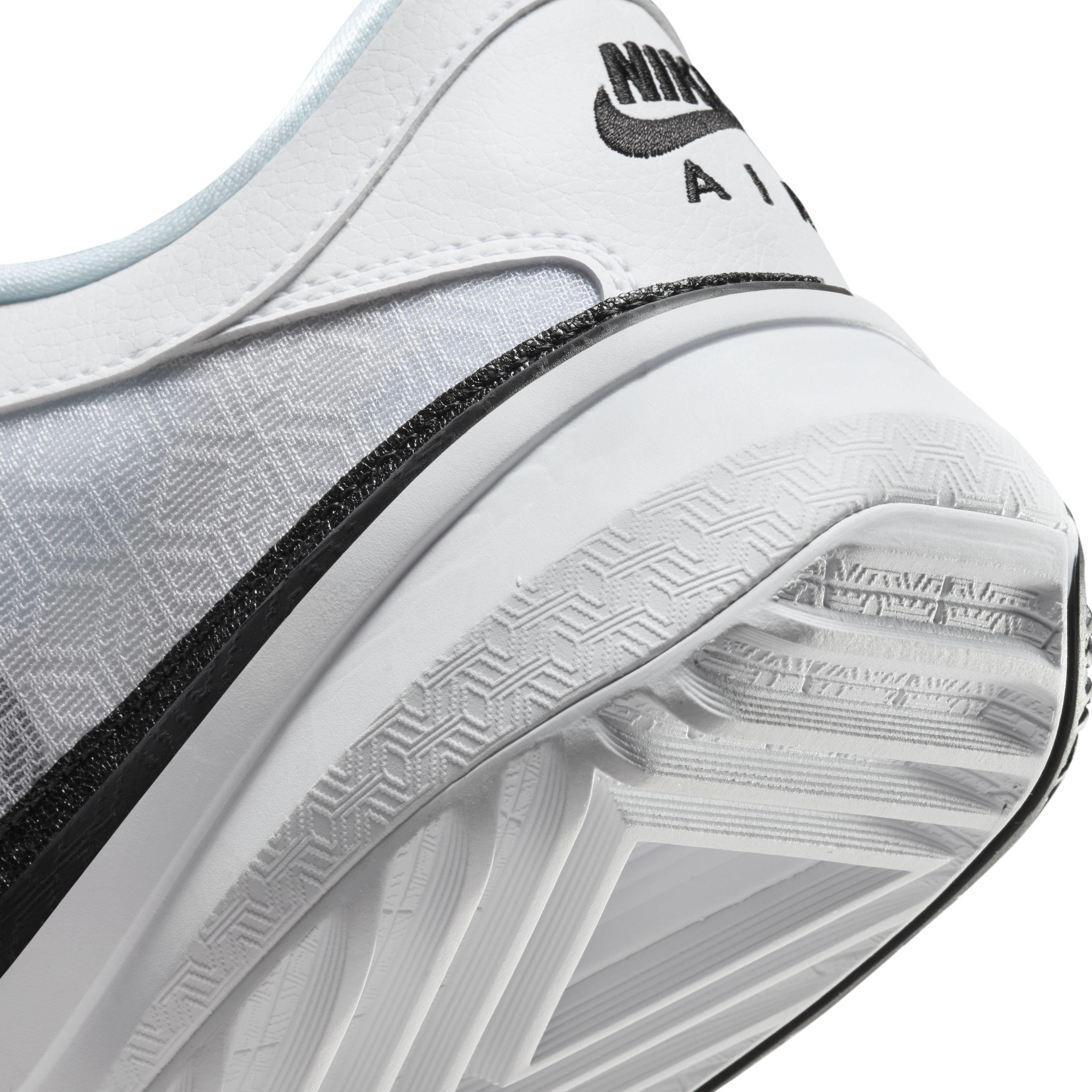 Nike Zoom Freak 5 (Team) "White/Black/White" Men's Basketball Shoe - WHITE/BLACK/WHITE Thumbnail View 8