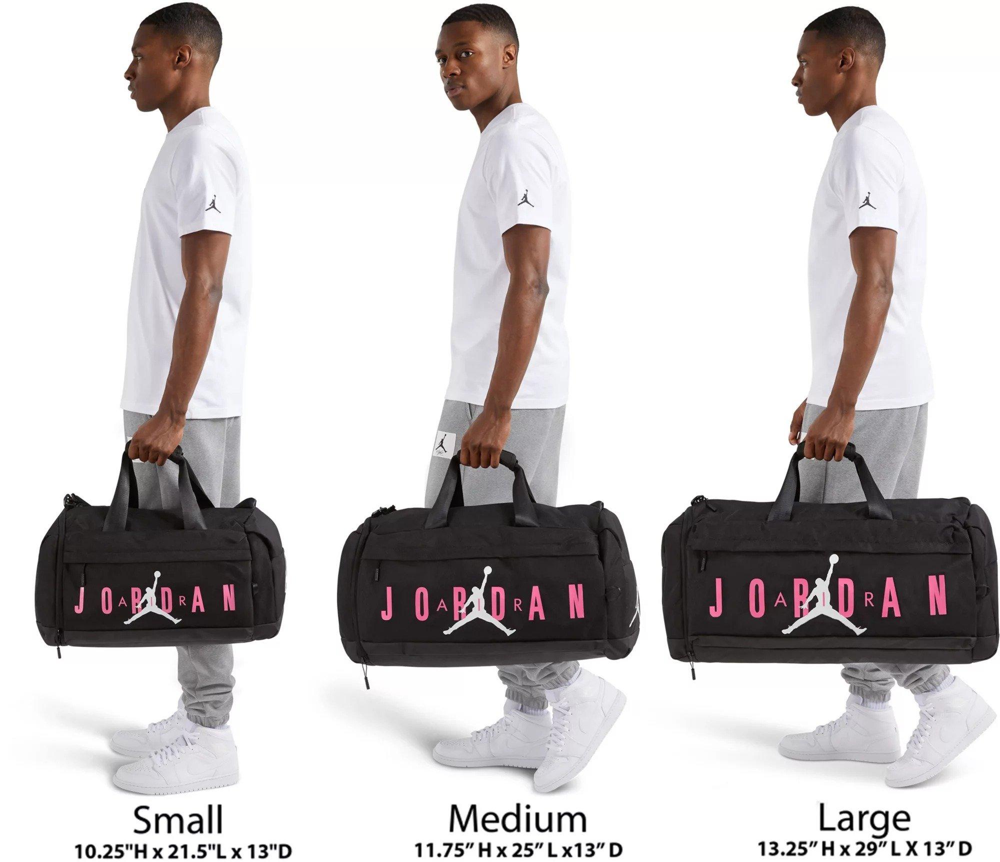 Jordan The Velocity Small Youth Black/Pink Duffle