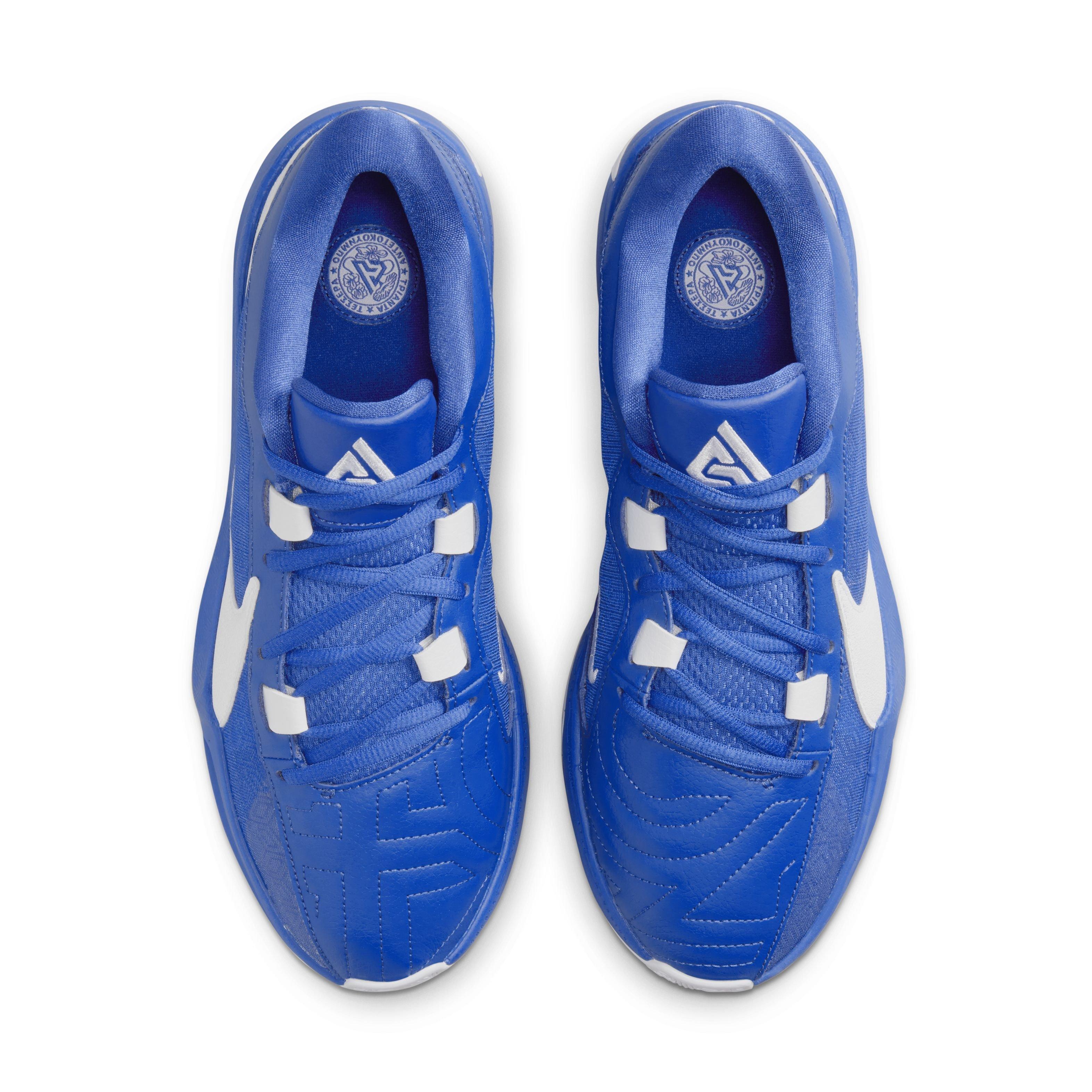 Nike Zoom Freak 5 (Team) "Game Royal/White" Men's Basketball Shoe - ROYAL/WHITE Thumbnail View 4