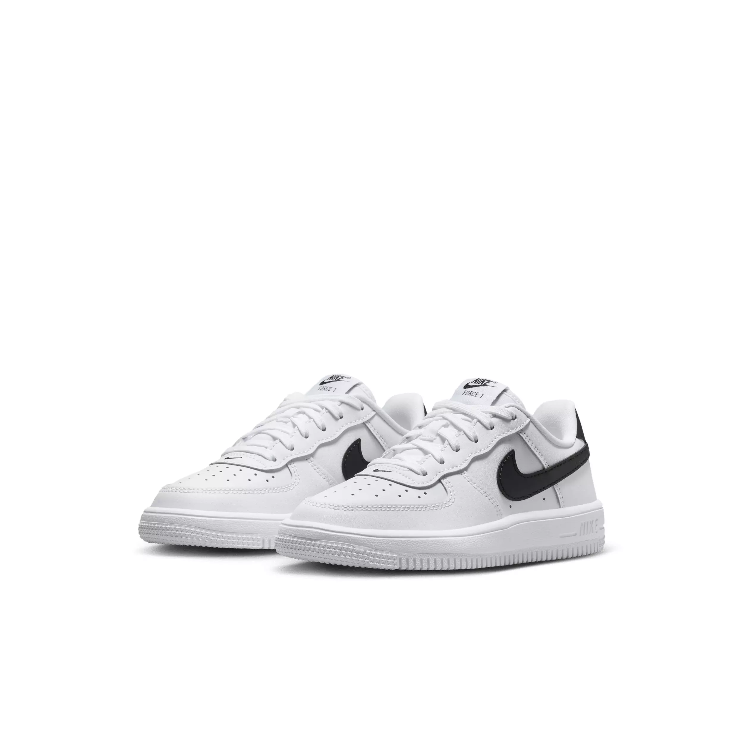 Nike Force 1 Low "White/Black" Preschool Boys' Shoe - WHITE/BLACK