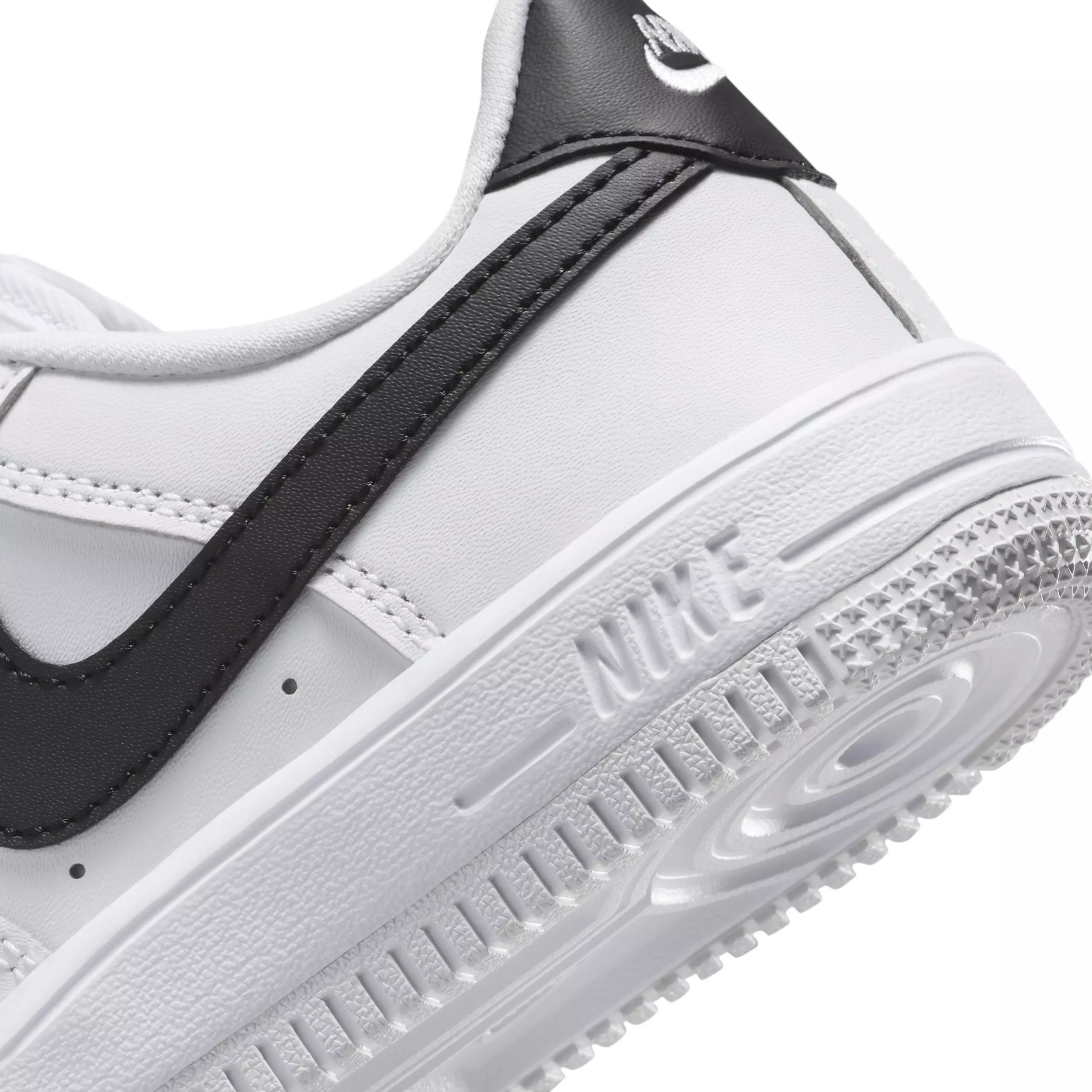 Nike Force 1 Low "White/Black" Preschool Boys' Shoe - WHITE/BLACK