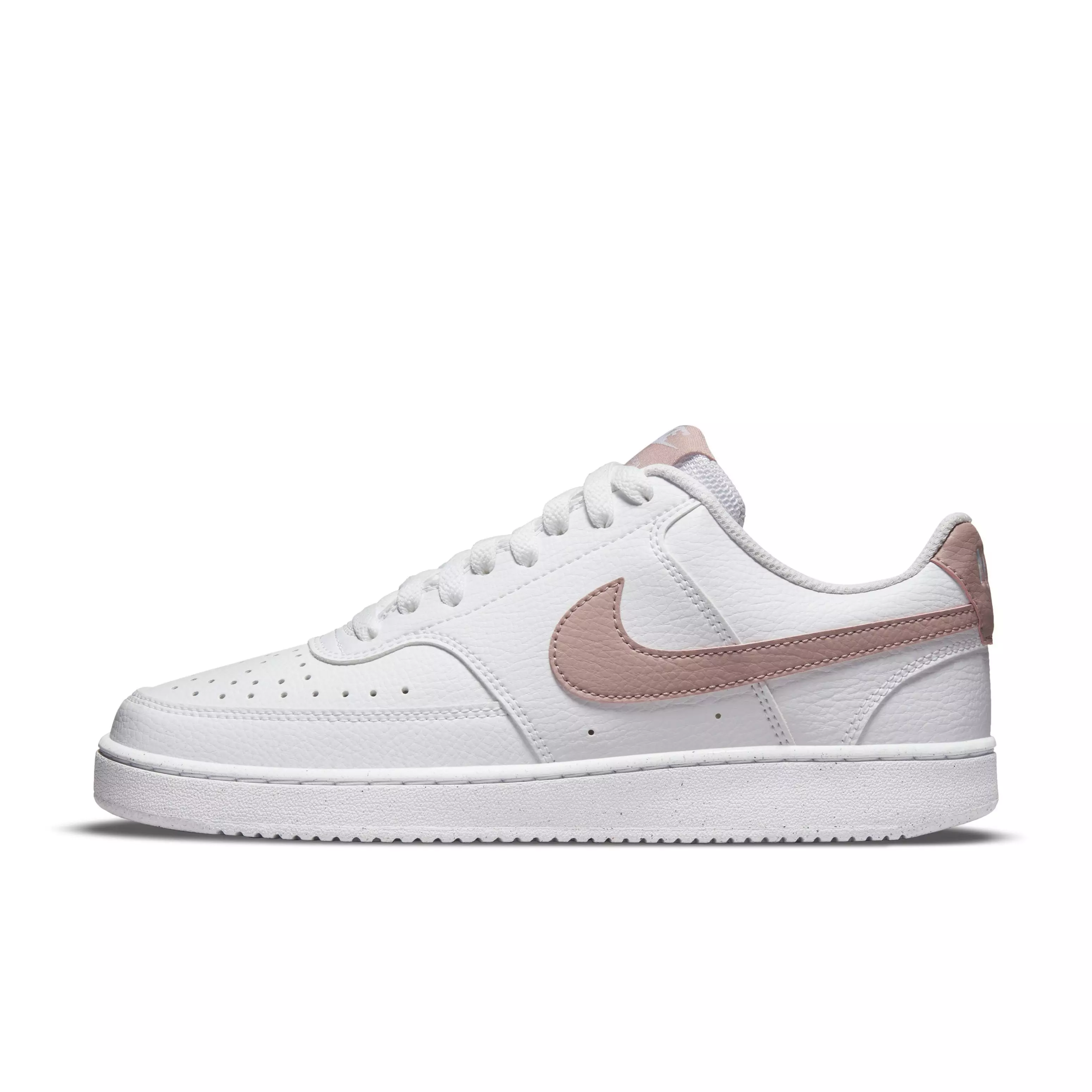 Nike Court Vision Low Next Nature "White/Pink" Women's Shoe - WHITE