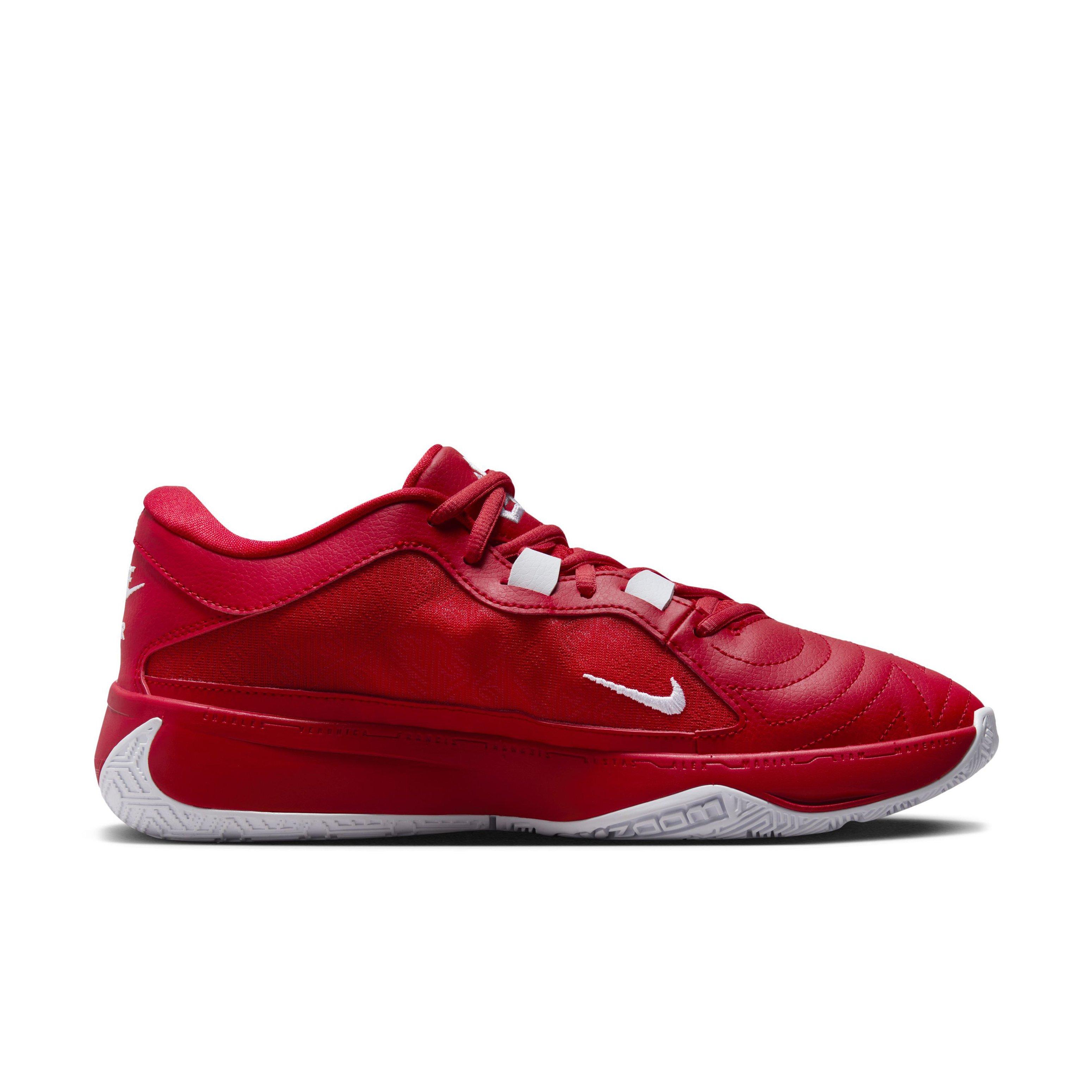 Men\'s Nike Zoom Freak 5 Team Nike Zoom Freak 5 Team Basketball Shoes in (University Red  main image 4