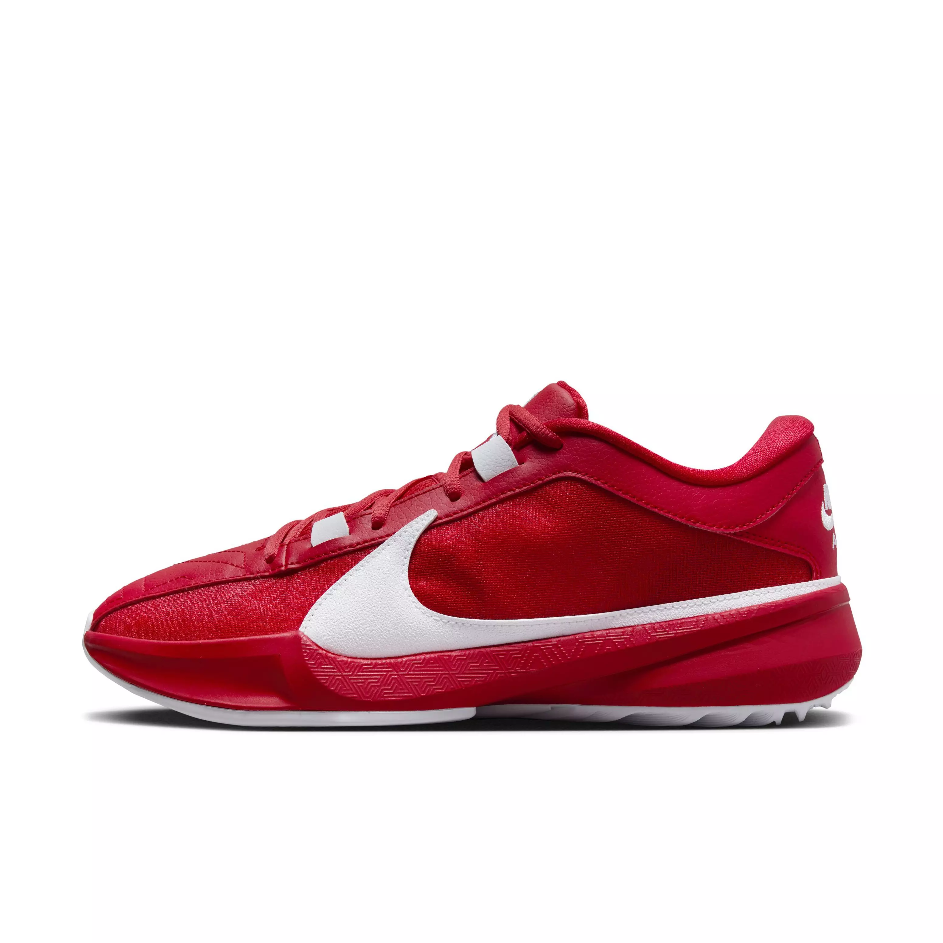 Nike Zoom Freak 5 (Team) "University Red/White" Men's Basketball Shoe - RED/WHITE
