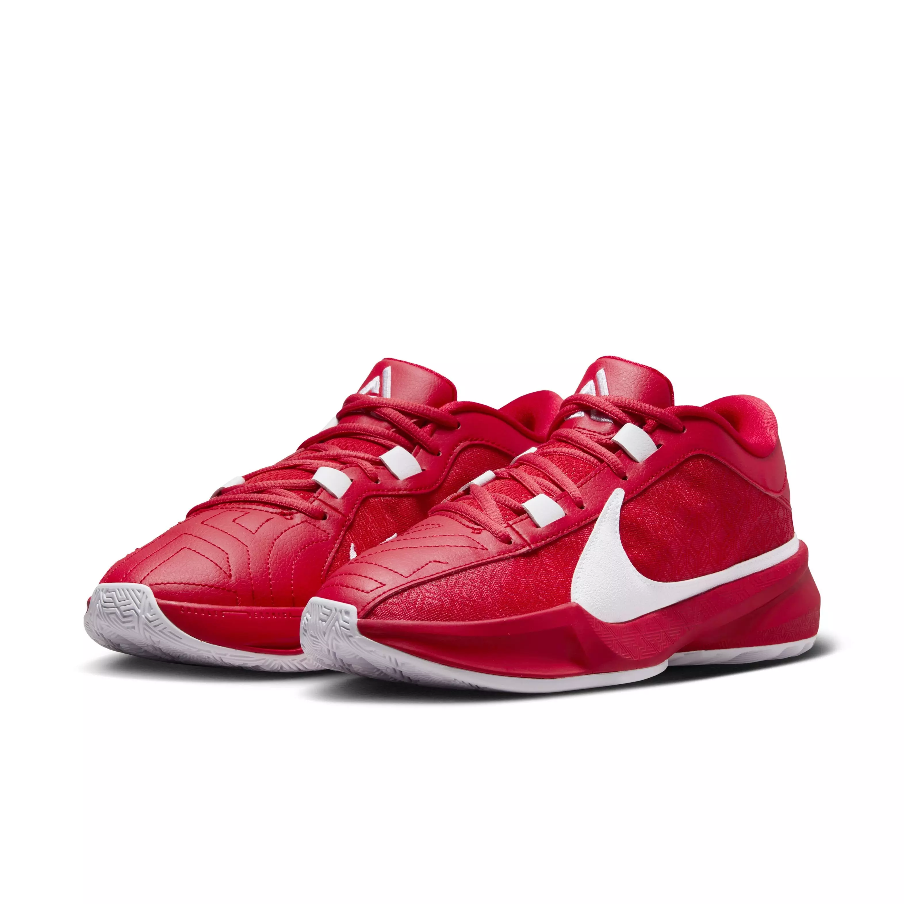 Nike Zoom Freak 5 (Team) "University Red/White" Men's Basketball Shoe - RED/WHITE