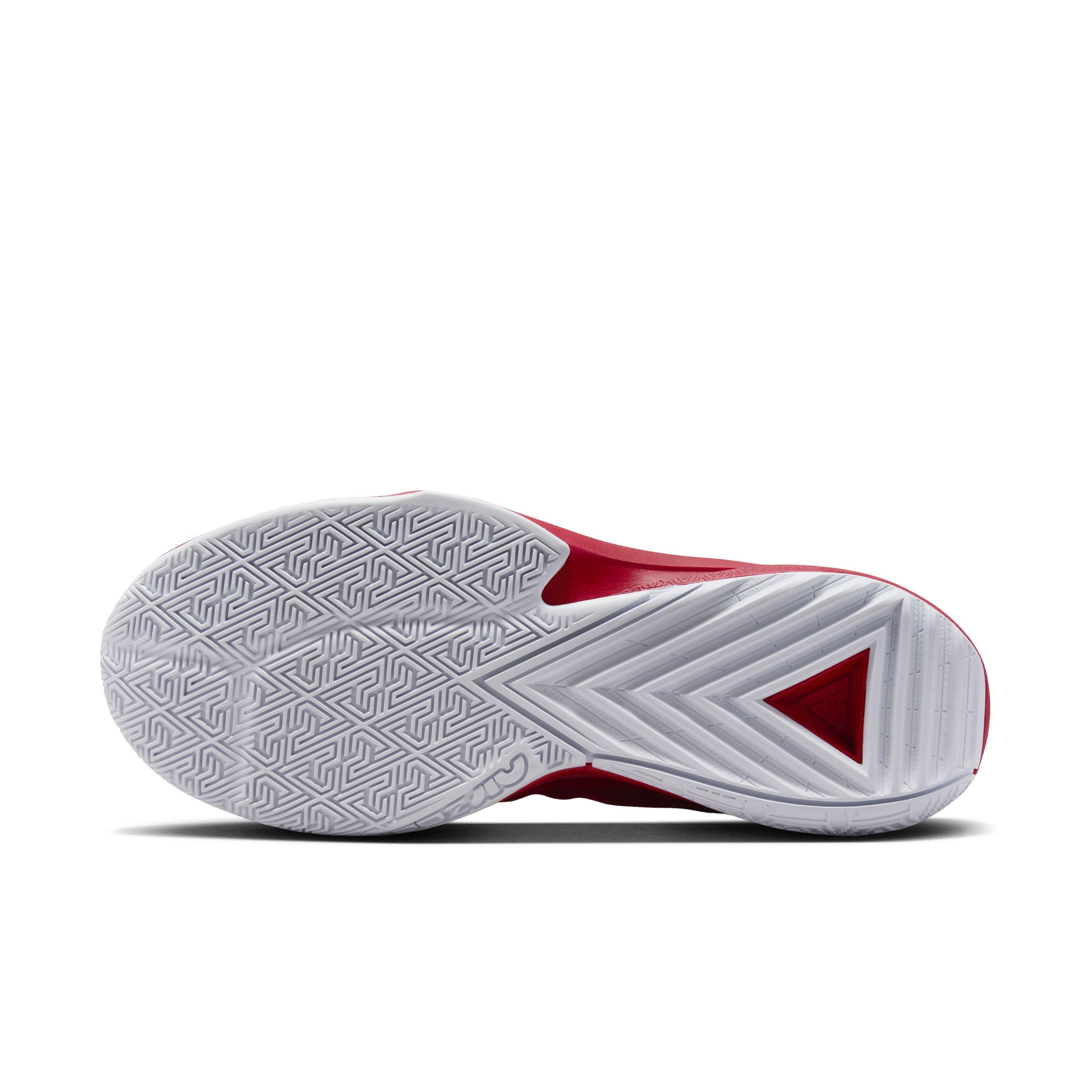Nike Zoom Freak 5 (Team) "University Red/White" Men's Basketball Shoe - RED/WHITE Thumbnail View 6