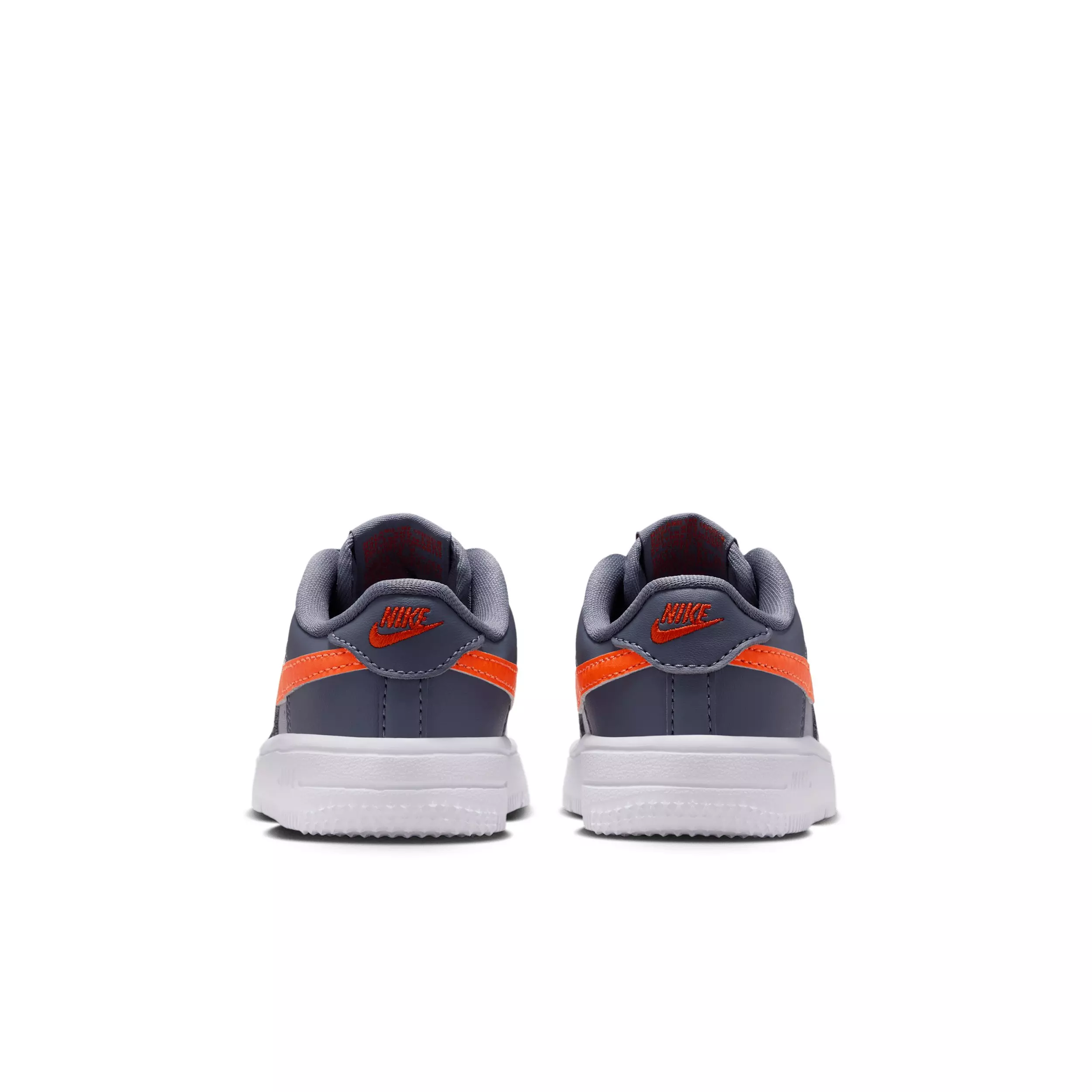 Nike Force 1 Low "Cement Grey/Light Carbon/White/Team Orange" Infant Boys' Shoe - GREY/CARBON/WHITE/ORANGE
