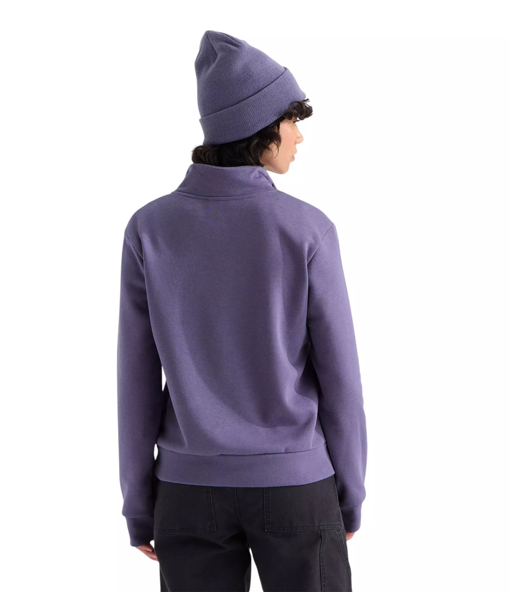 The North Face Women's Evolution Simple Dome Regular 1/4 Zip - Purple - PURPLE