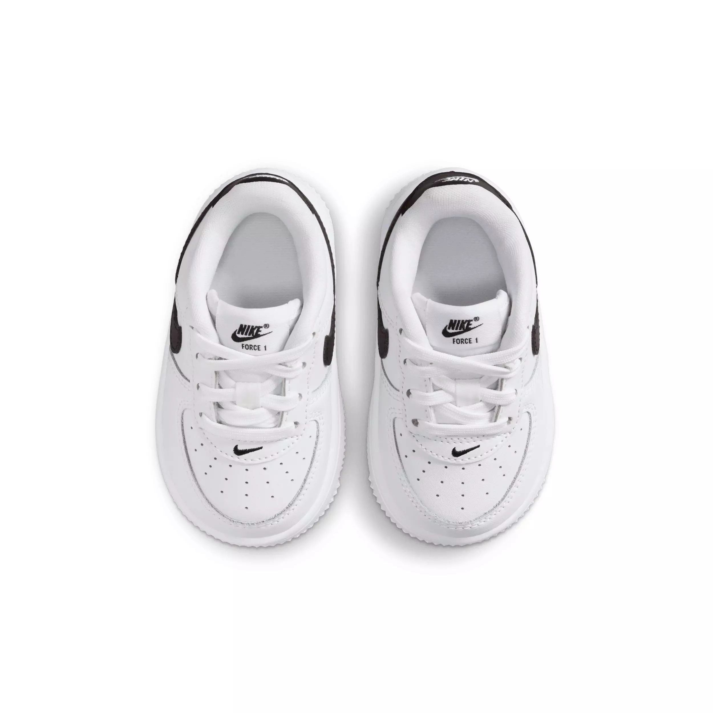Nike Force 1 Low "White/Black" Infant Boys' Shoe - WHITE/BLACK
