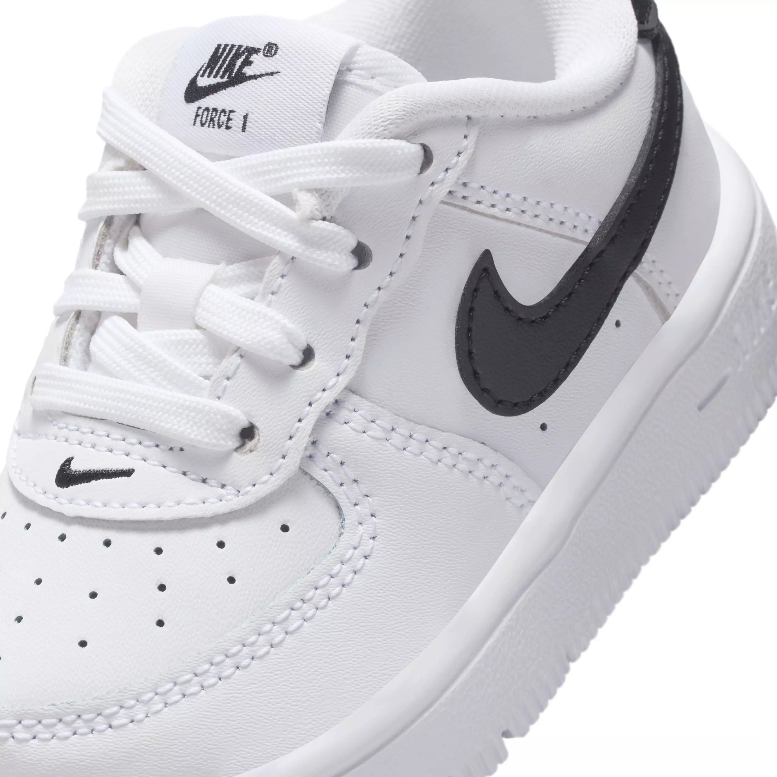 Nike Force 1 Low "White/Black" Infant Boys' Shoe - WHITE/BLACK