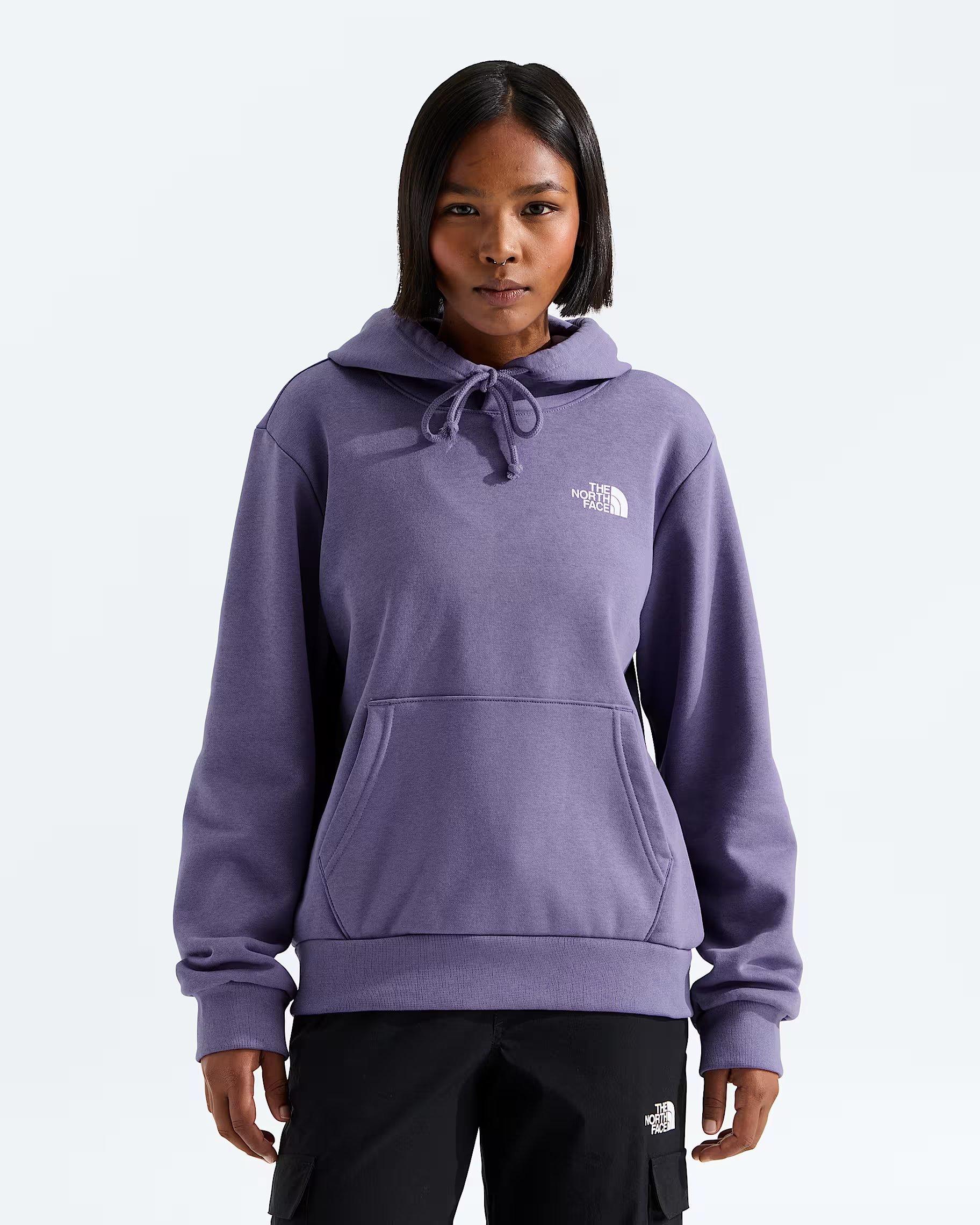 The North Face Women's Evolution Box NSE Regular Hoodie - Plum - PLUM