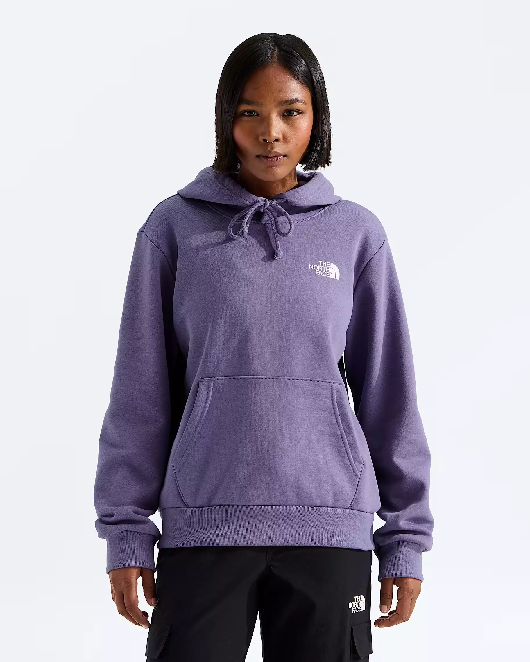 The North Face Women's Evolution Box NSE Regular Hoodie - Plum - PLUM