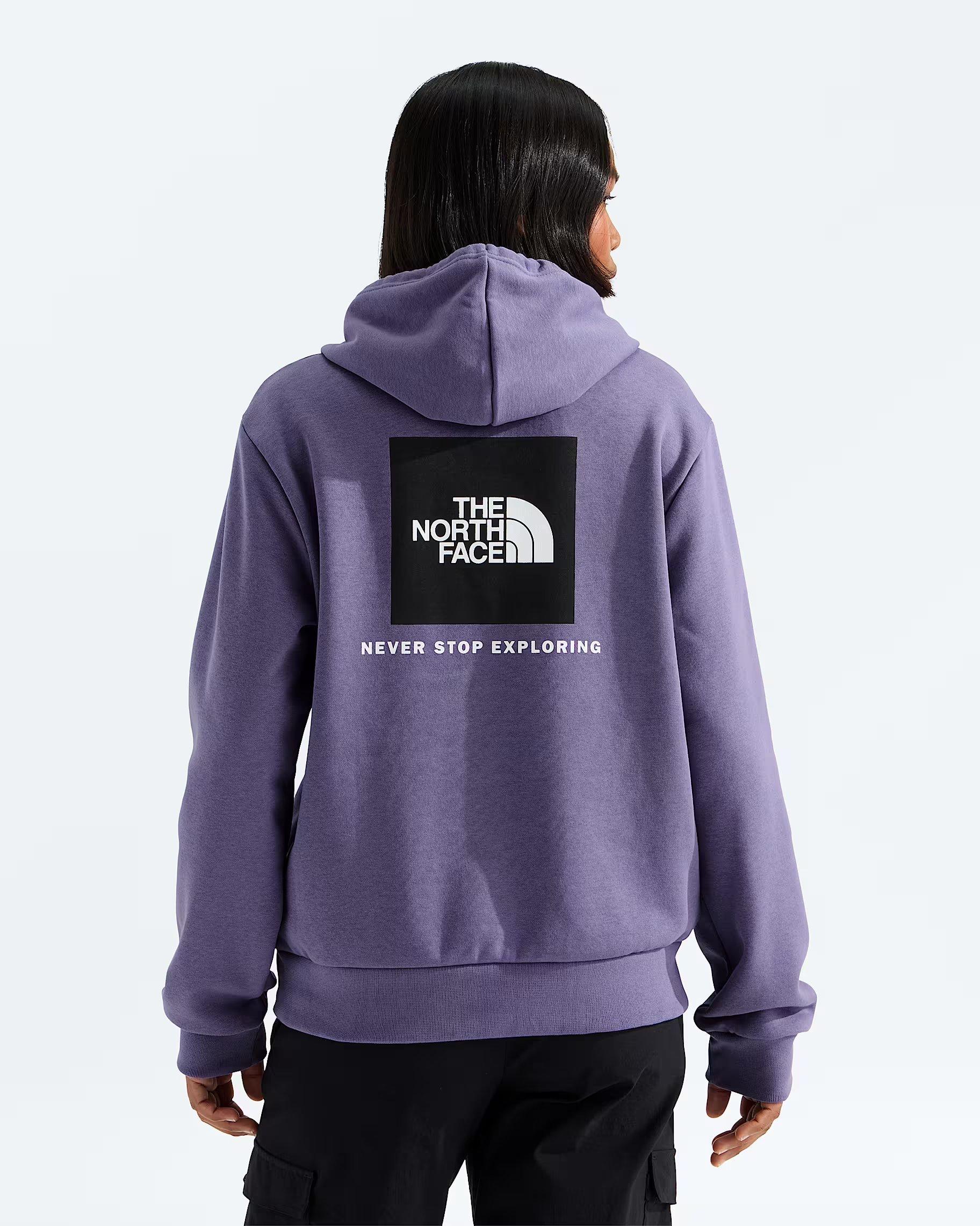 The North Face Women's Evolution Box NSE Regular Hoodie - Plum - PLUM