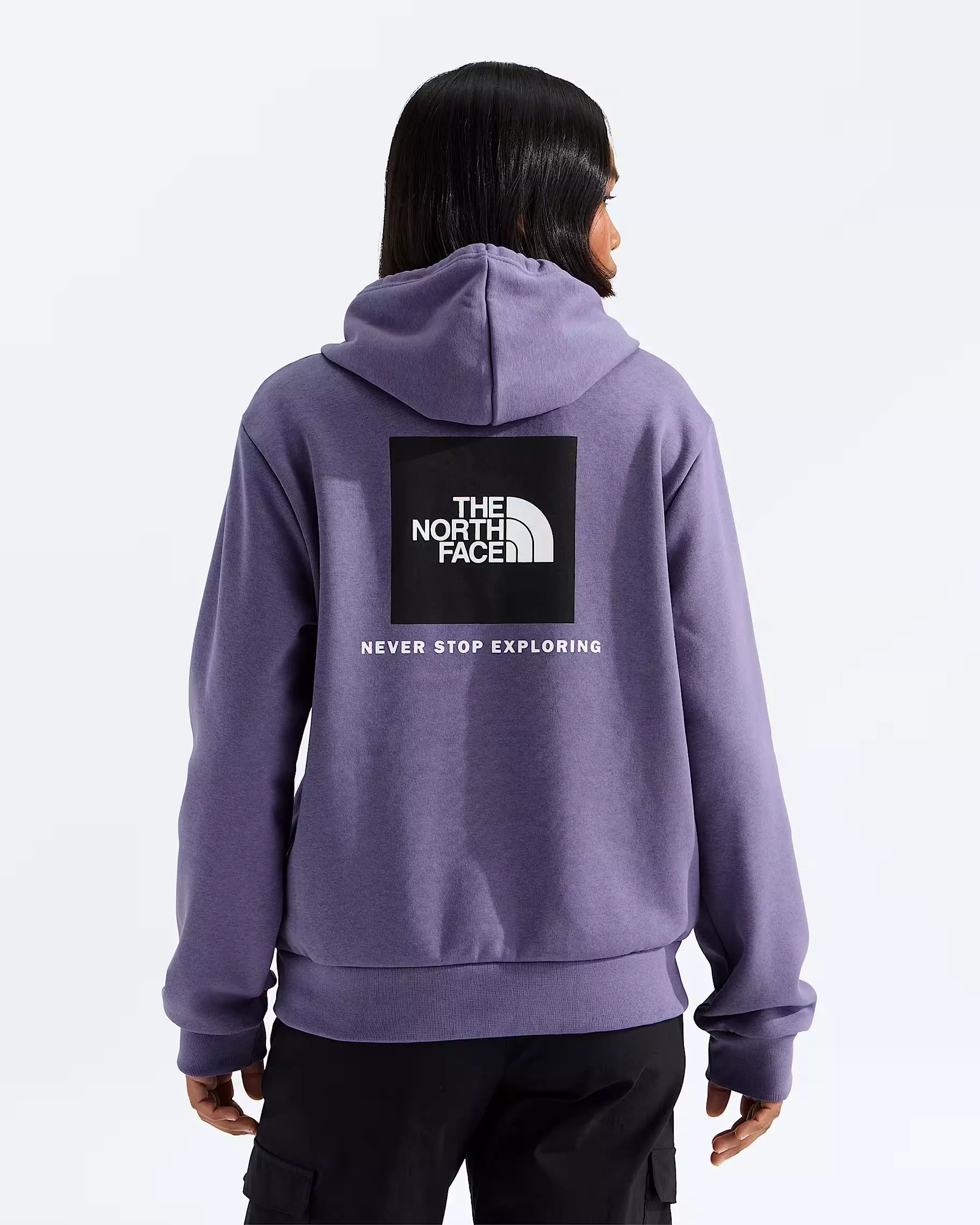 The North Face Women's Evolution Box NSE Regular Hoodie - Plum - PLUM