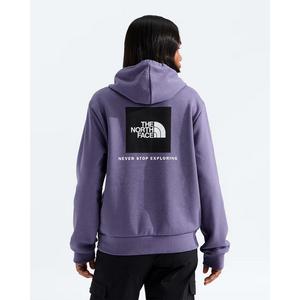 The North Face Women's Evolution Box NSE Regular Hoodie - Plum - PLUM