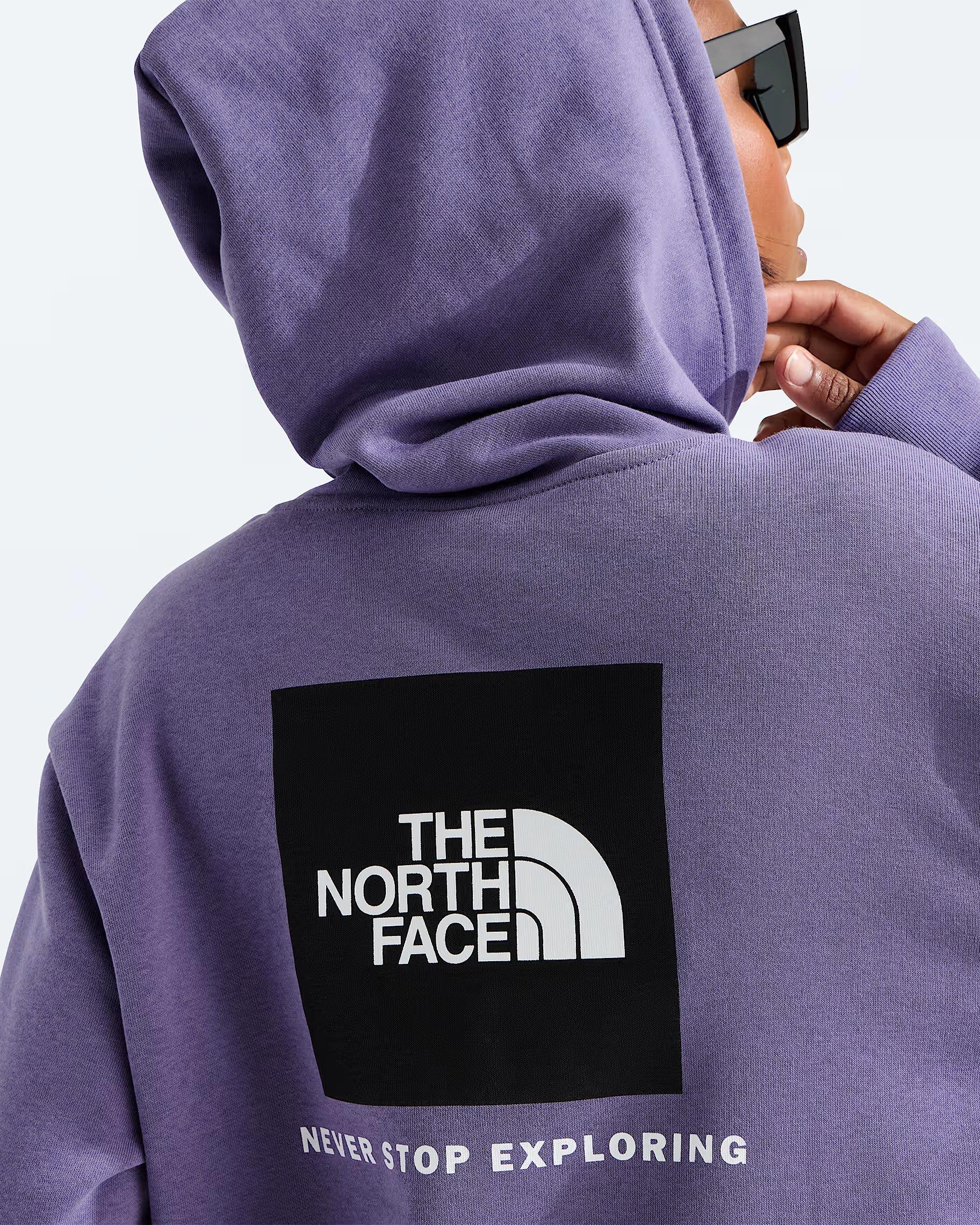 The North Face Women's Evolution Box NSE Regular Hoodie - Plum - PLUM