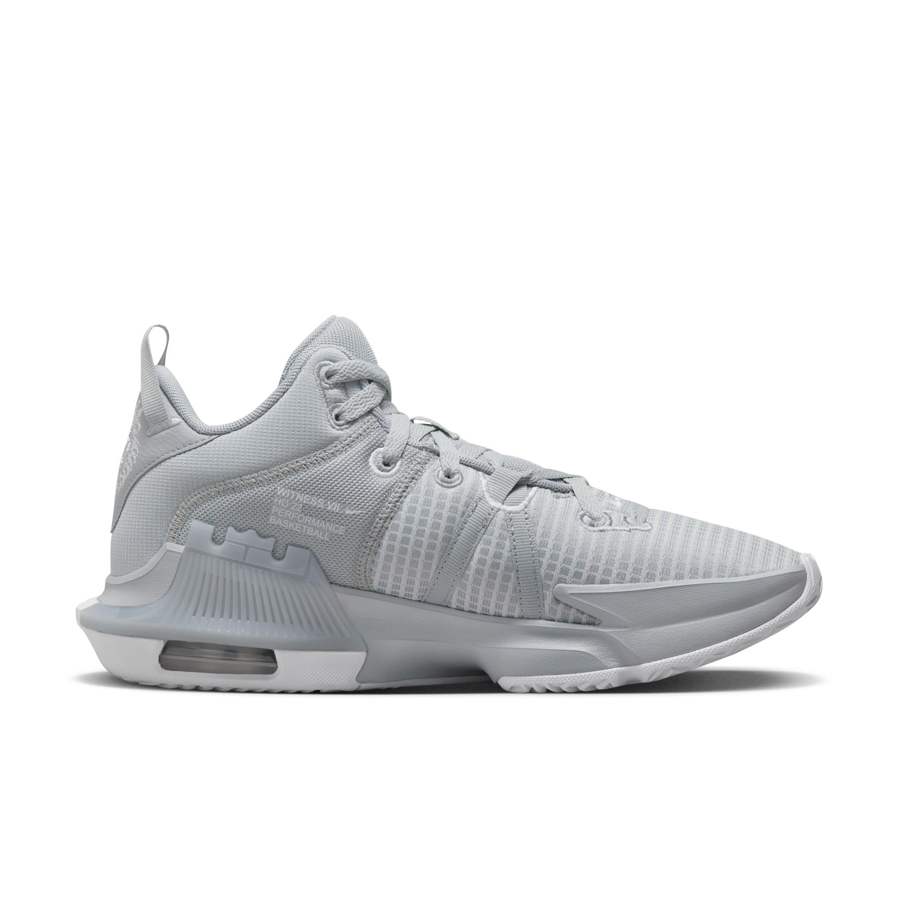 Lebron james store grey shoes