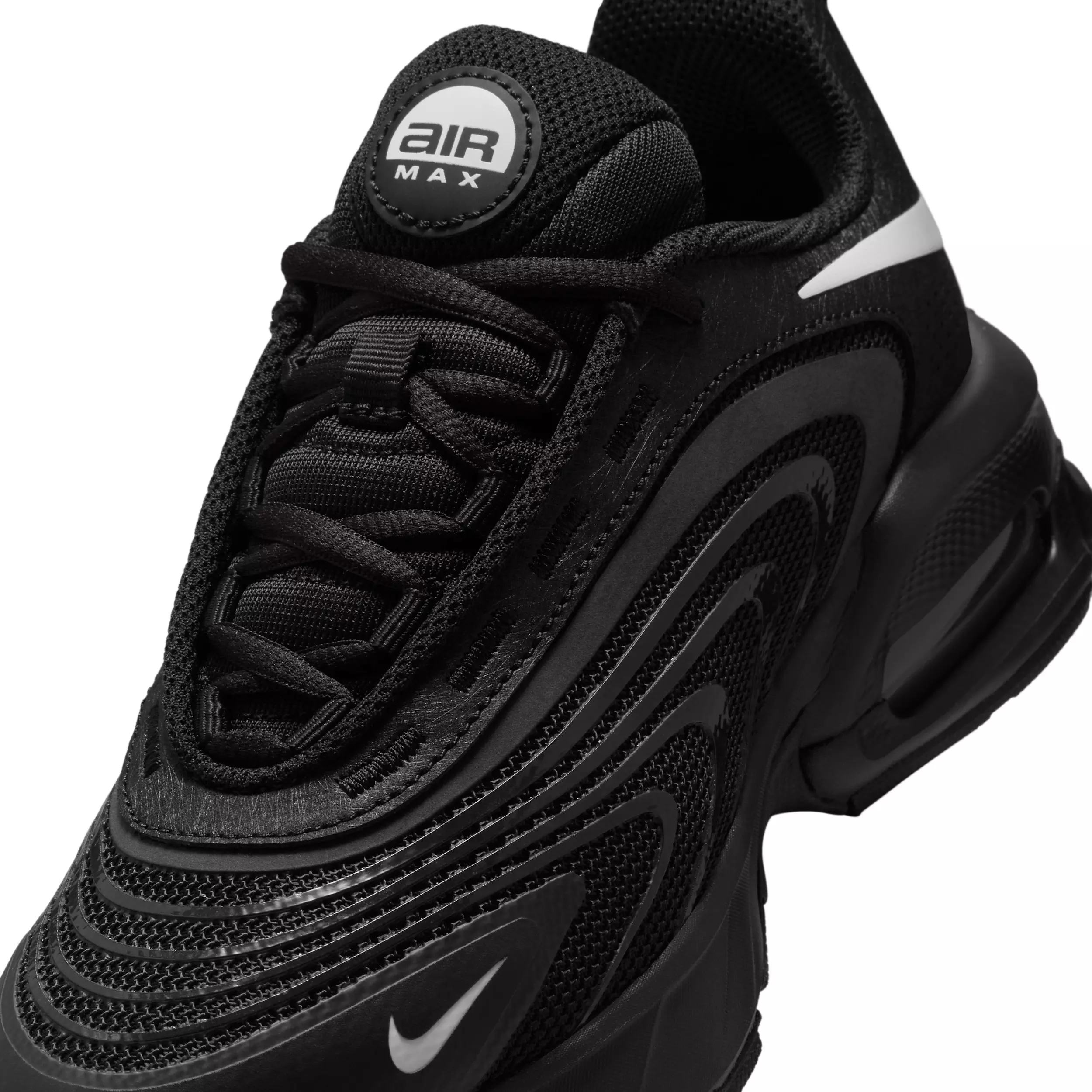Nike Air Max Fire "Black/White" Grade School Boys' Shoe - BLACK/WHITE