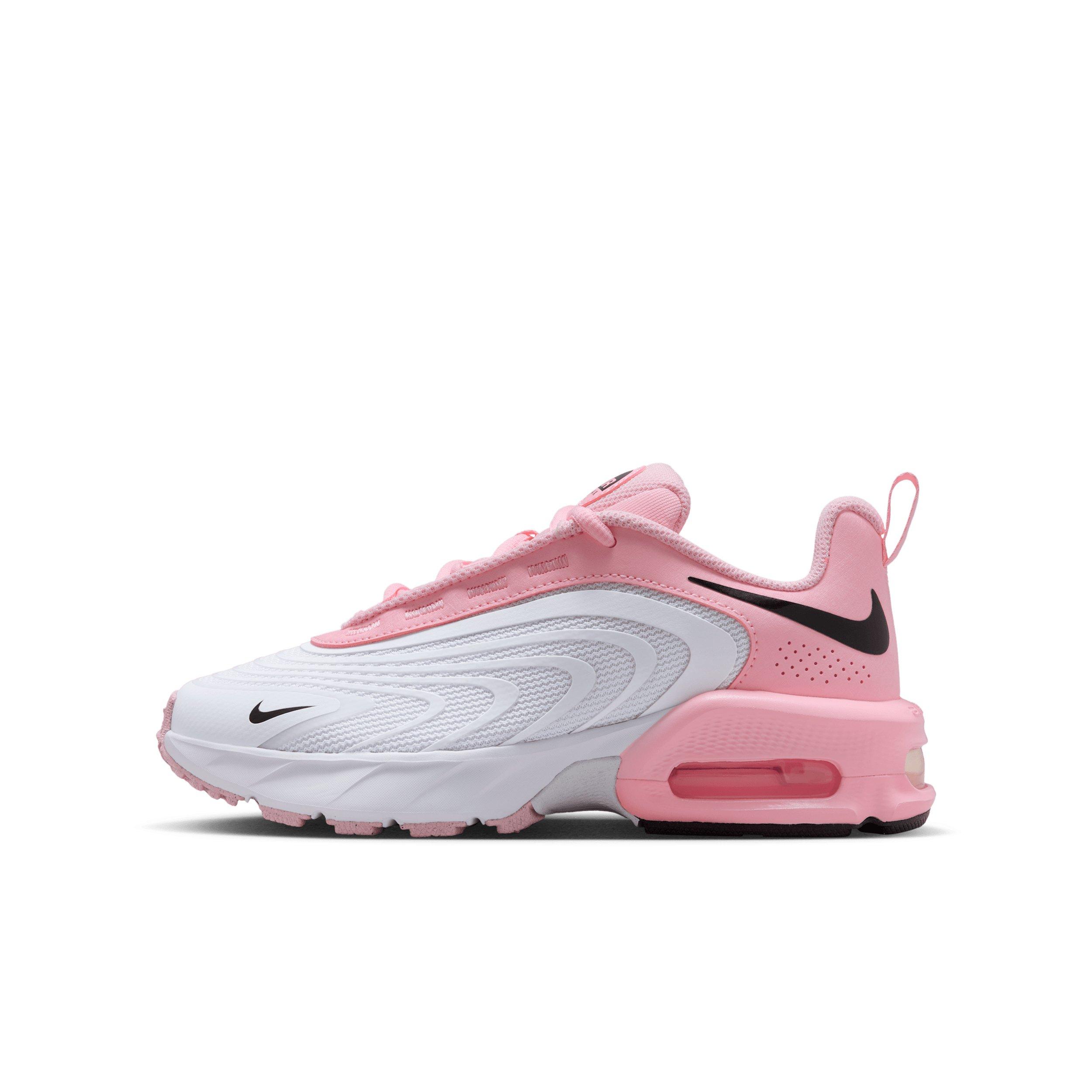 Nike Air Max Fire Grade School Boys' "White/Medium Soft Pink/Black" Shoe