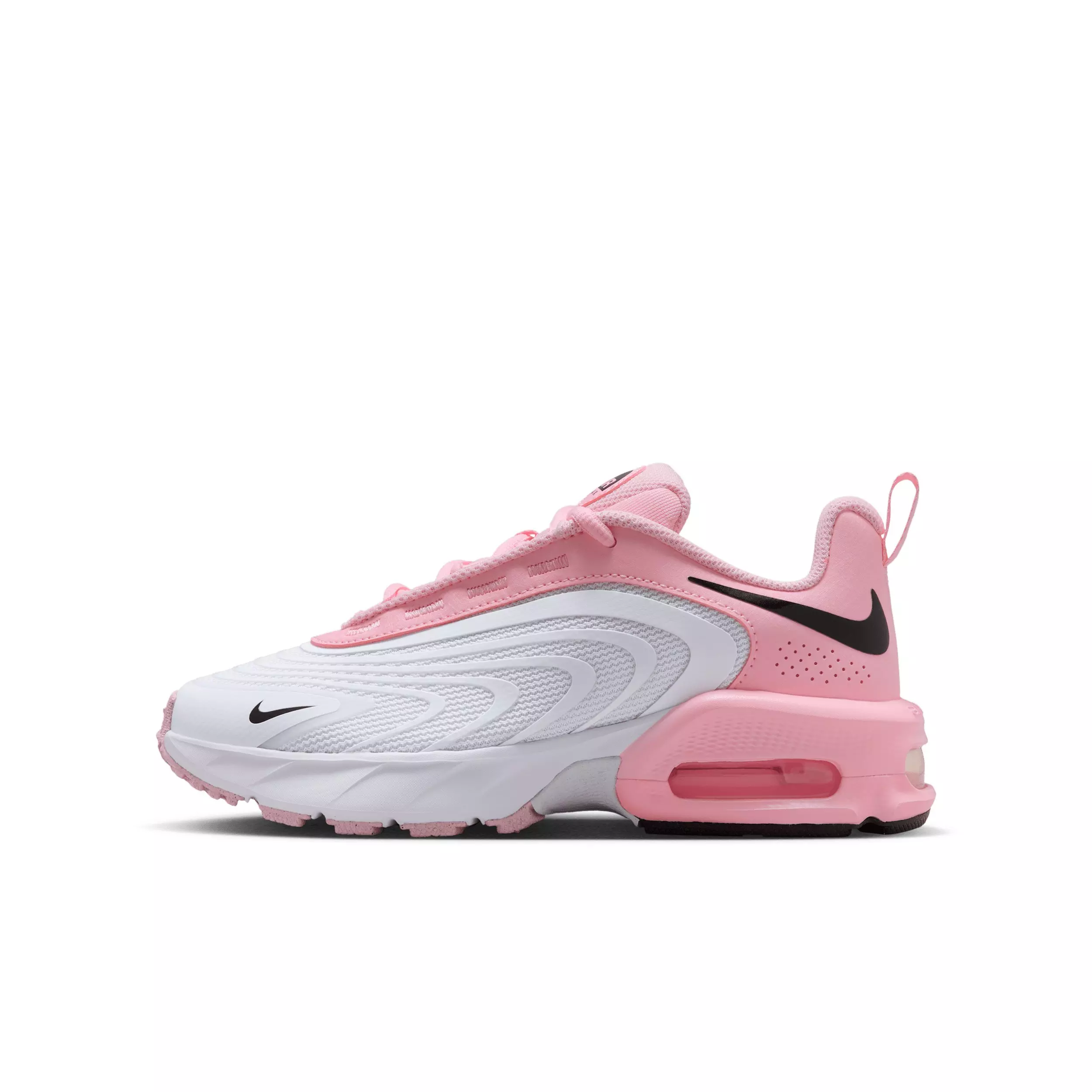 Nike Air Max Fire "White/Medium Soft Pink/Black" Grade School Boys' Shoe - WHITE/MD PINK/BLACK