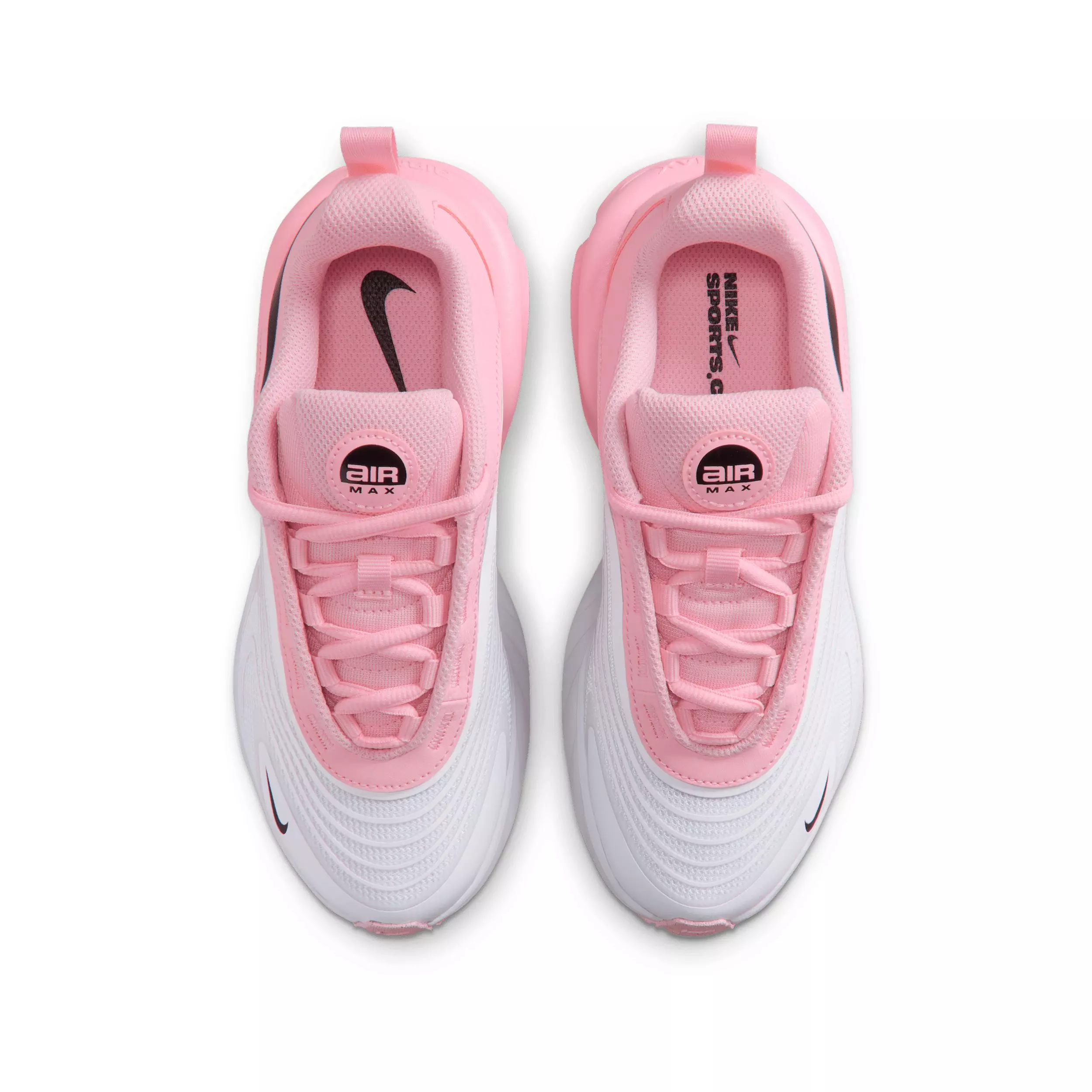 Nike Air Max Fire "White/Medium Soft Pink/Black" Grade School Boys' Shoe - WHITE/MD PINK/BLACK