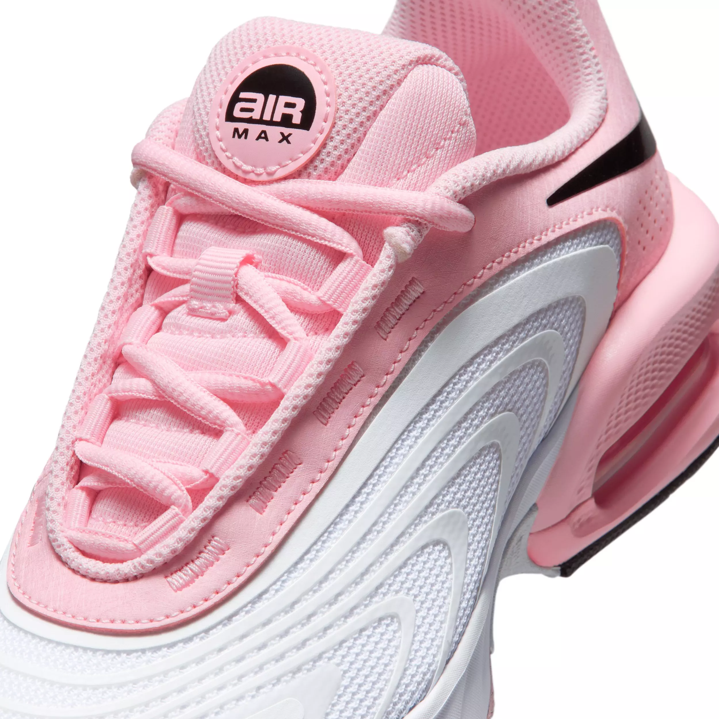 Nike Air Max Fire "White/Medium Soft Pink/Black" Grade School Boys' Shoe - WHITE/MD PINK/BLACK