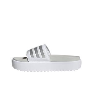adidas Adilette Platform "Ftwr White/Zero Metallic/Grey One" Women's Slide