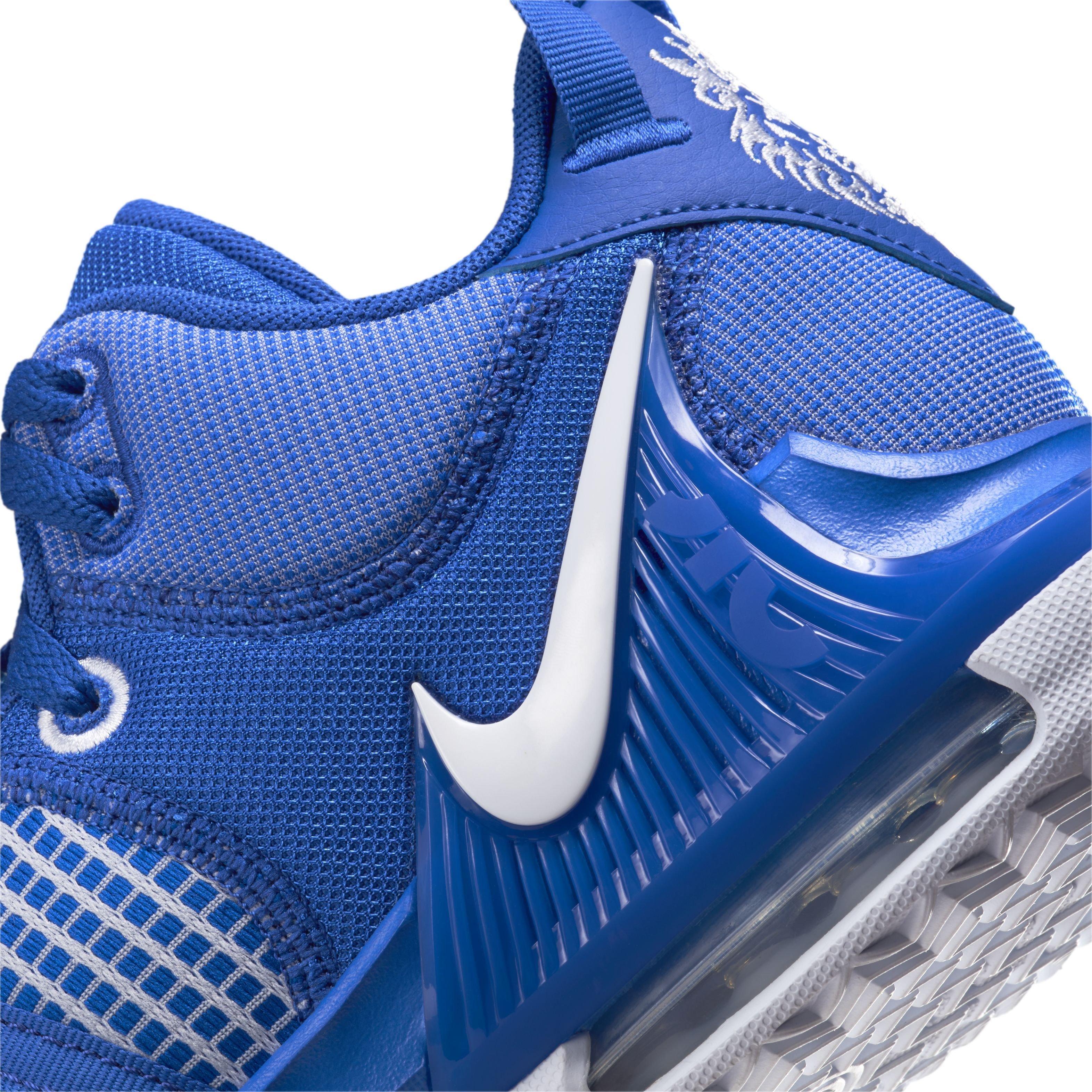 Nike LeBron Witness 7 (Team) "Game Royal/White/Game Royal" Men's Basketball Shoe - ROYAL/WHITE/ROYAL Thumbnail View 8
