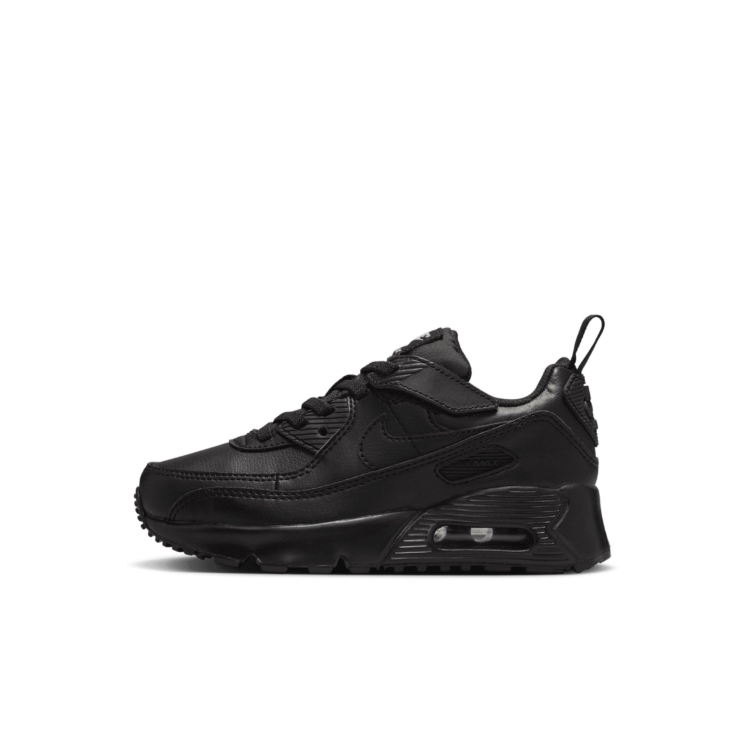 Nike Air Max 90 EasyOn Preschool Boys' "Black/Black/White/Black" Shoe