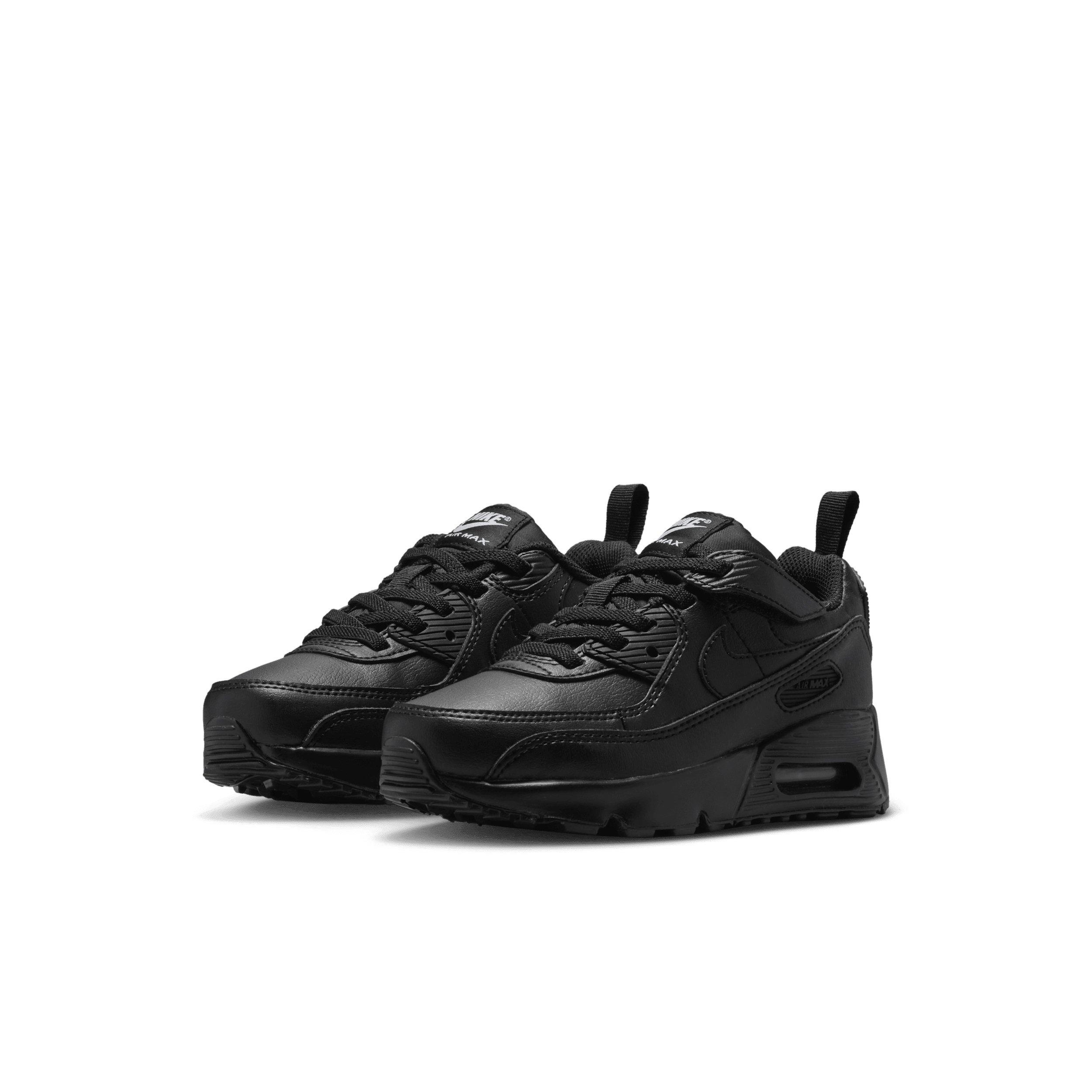 Nike Air Max 90 EasyOn Preschool Boys' "Black/Black/White/Black" Shoe