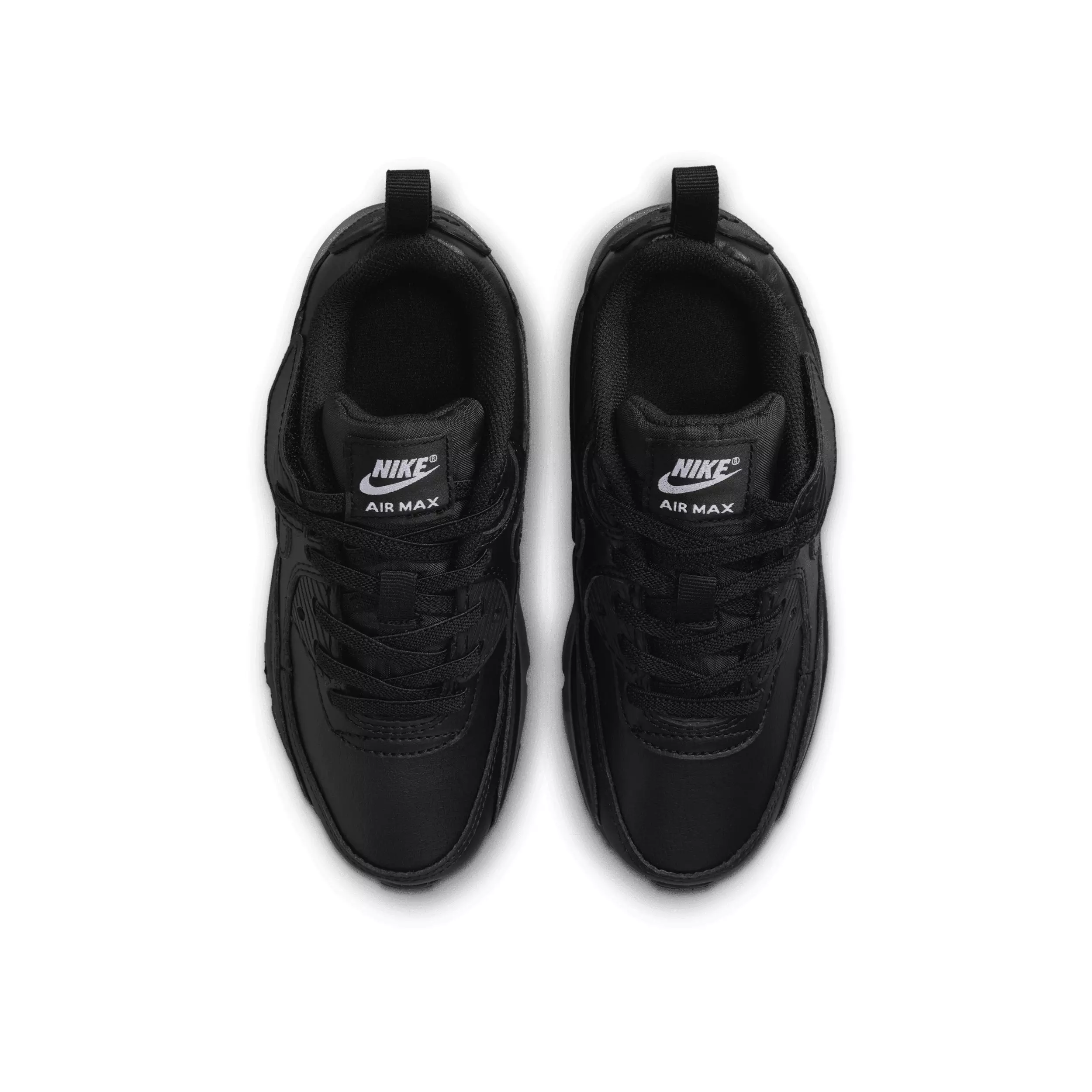 Nike Air Max 90 EasyOn "Black/Black/White/Black" Preschool Boys' Shoe - BLACK/BLACK/WHITE/BLACK