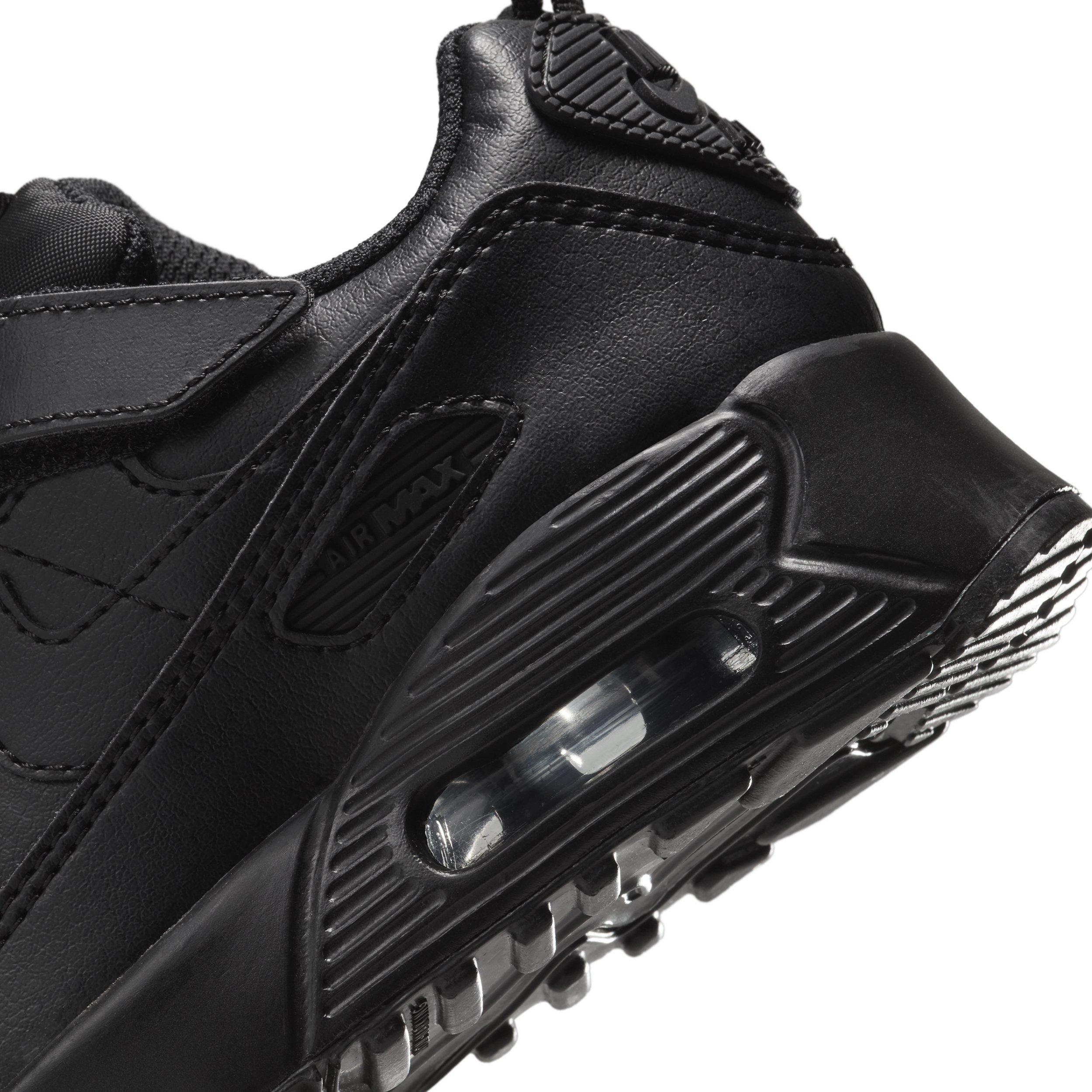 Nike Air Max 90 EasyOn Preschool Boys' "Black/Black/White/Black" Shoe