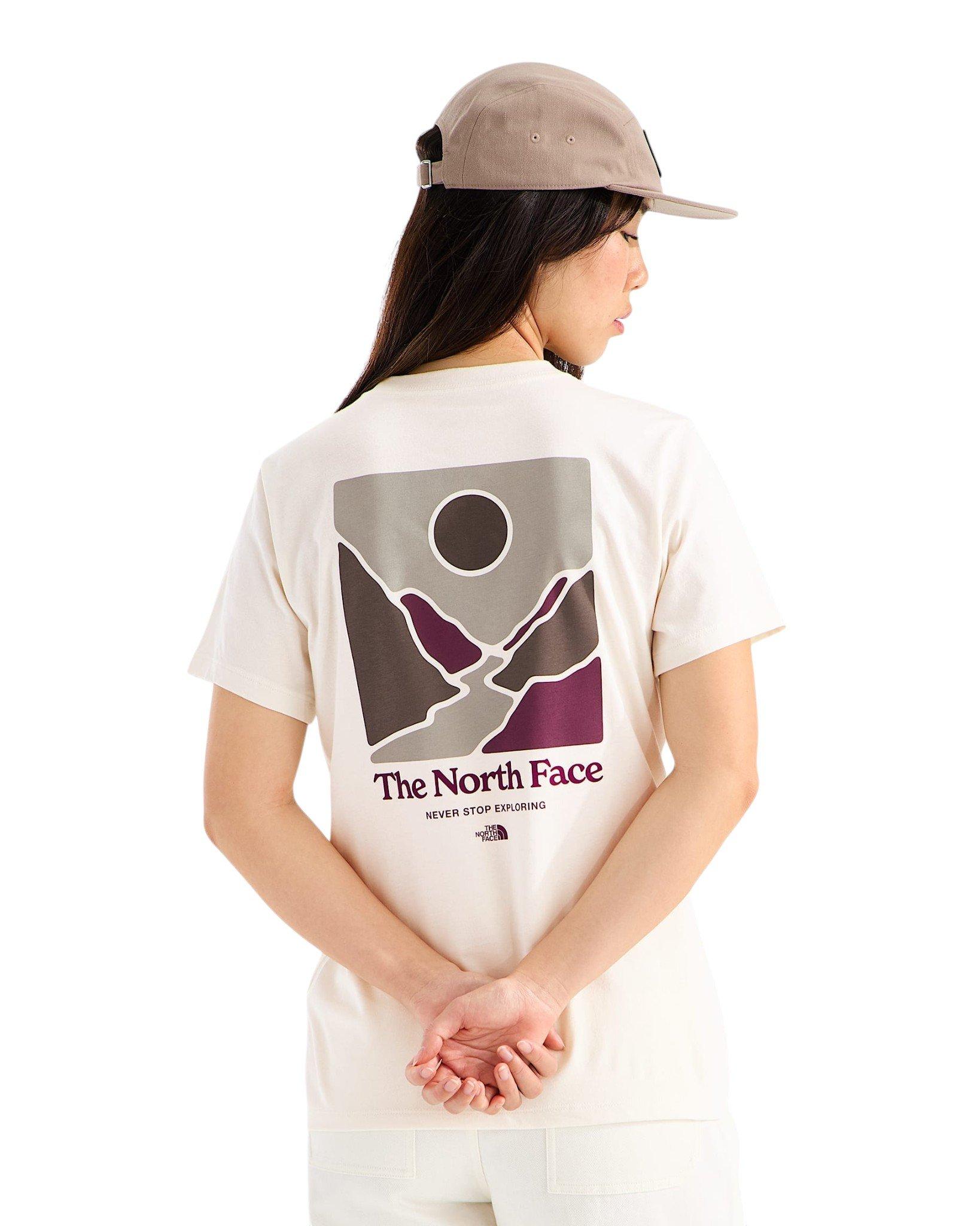 The North Face Women's Monte Reg Short-Sleeve Graphic Tee - White - WHITE