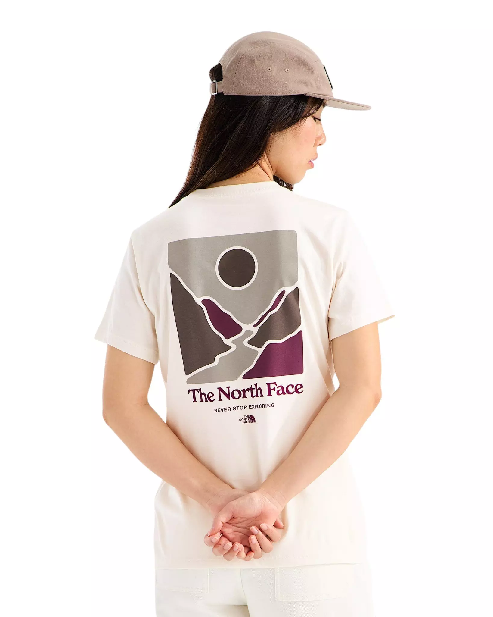 The North Face Women's Monte Reg Short-Sleeve Graphic Tee - White - WHITE