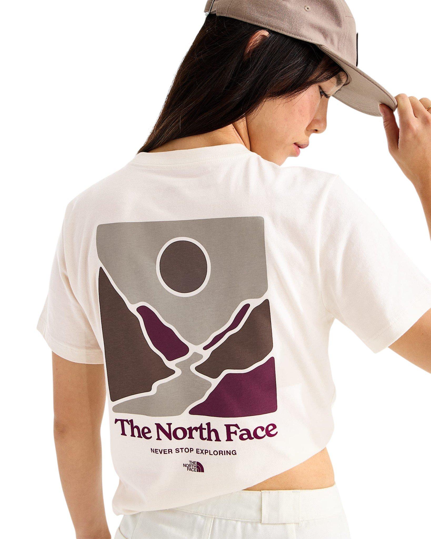 The North Face Women's Monte Reg Short-Sleeve Graphic Tee - White - WHITE