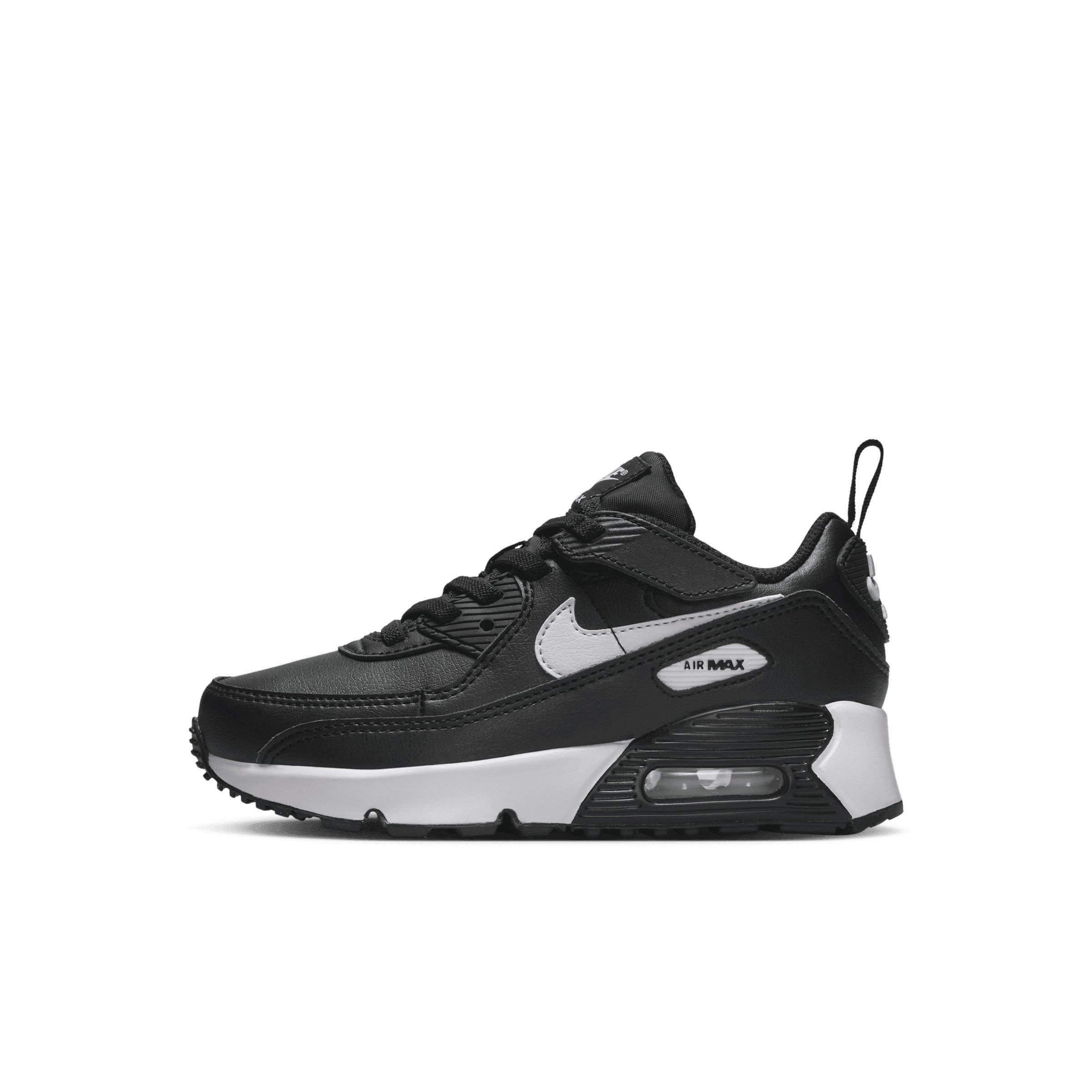 Nike Air Max 90 EasyOn Preschool Boys' "Black/Black/White" Shoe