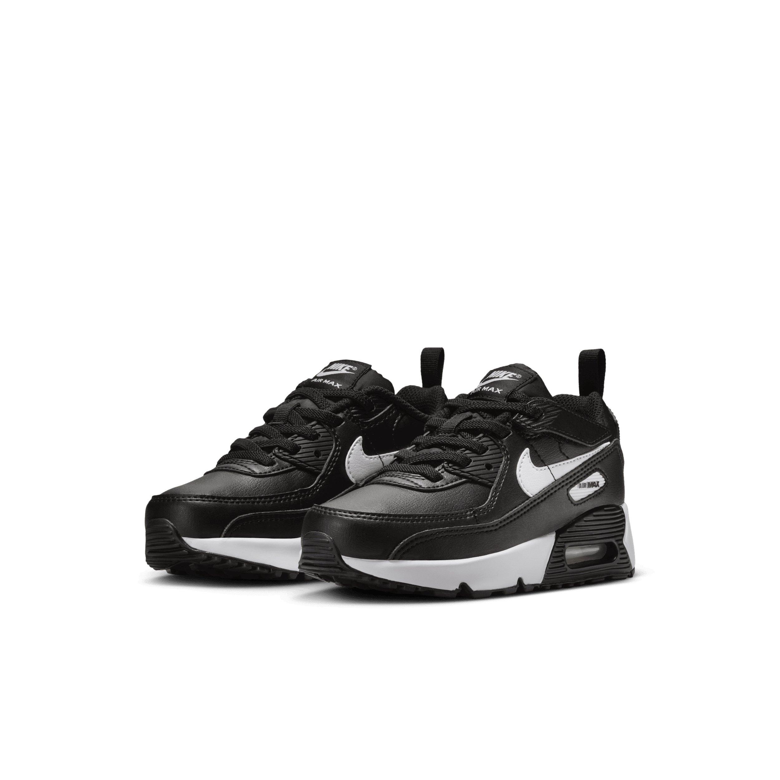 Nike Air Max 90 EasyOn Preschool Boys' "Black/Black/White" Shoe