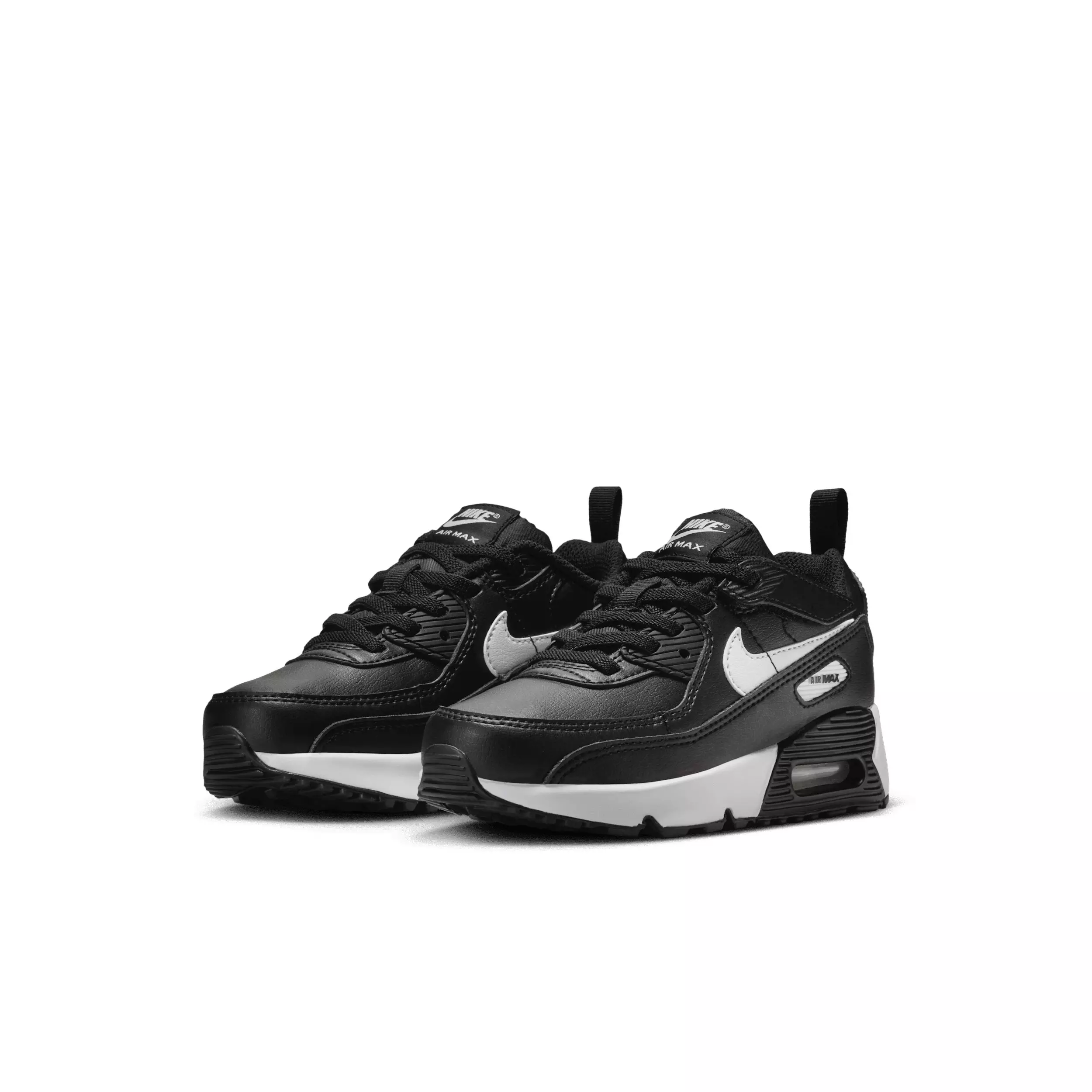 Nike Air Max 90 EasyOn "Black/Black/White" Preschool Boys' Shoe - BLACK/BLACK/WHITE