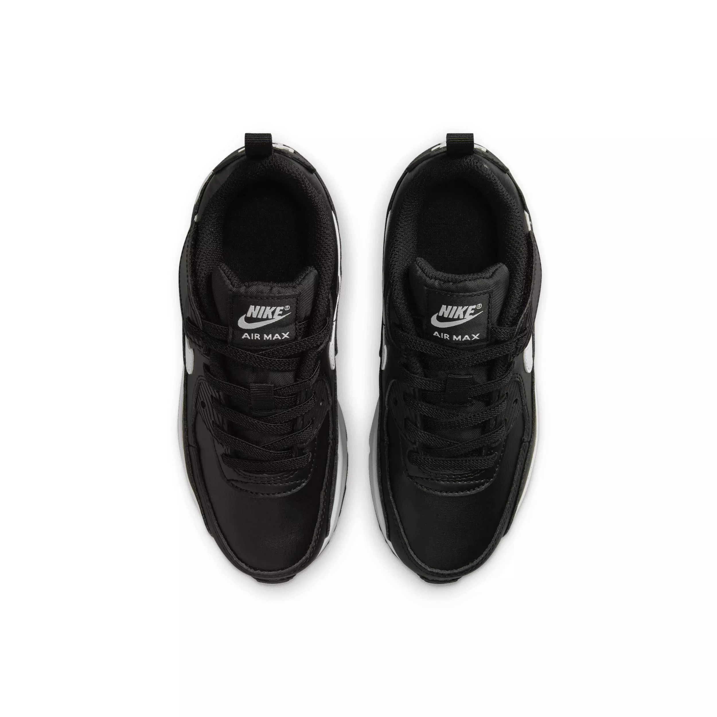 Nike Air Max 90 EasyOn "Black/Black/White" Preschool Boys' Shoe - BLACK/BLACK/WHITE