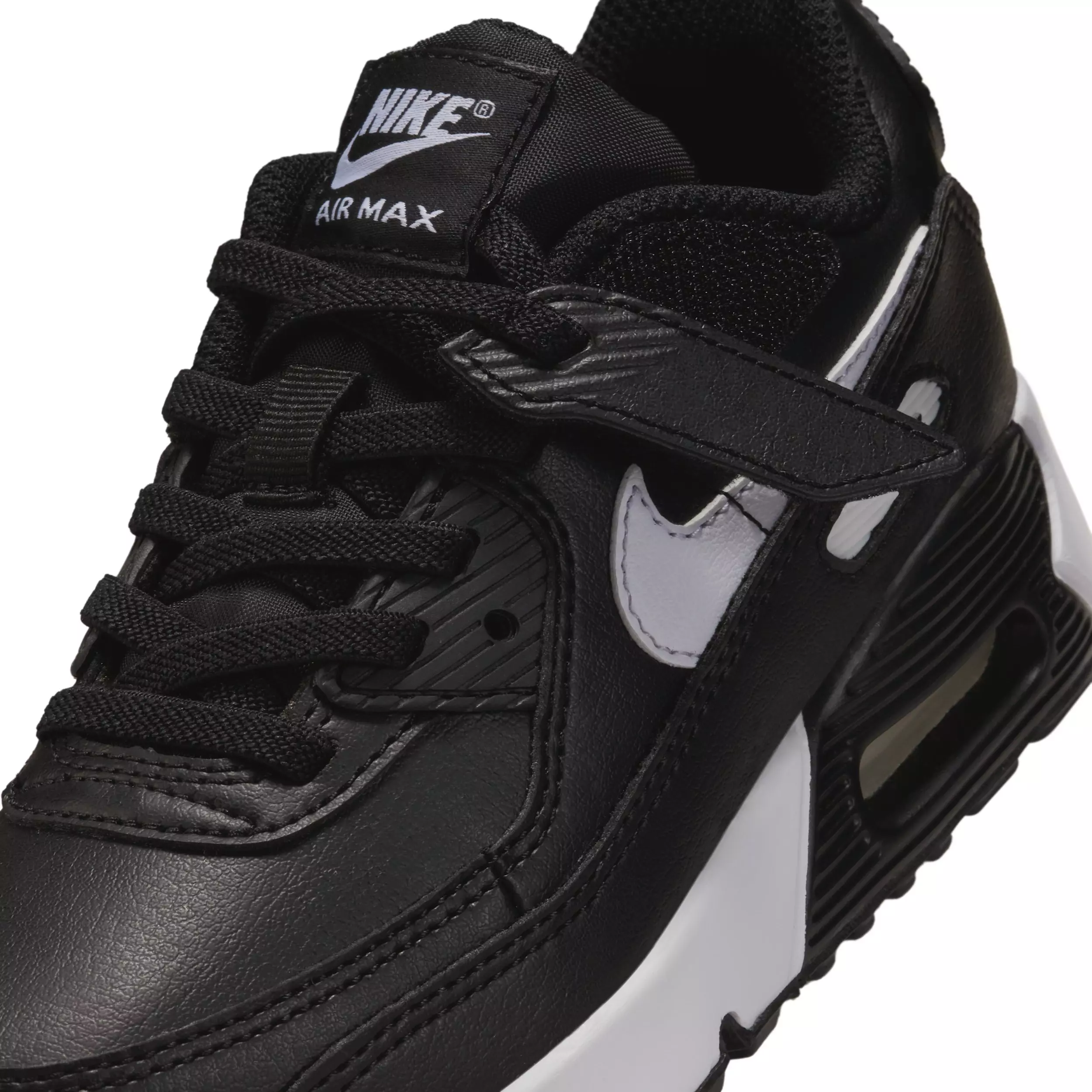 Nike Air Max 90 EasyOn "Black/Black/White" Preschool Boys' Shoe - BLACK/BLACK/WHITE