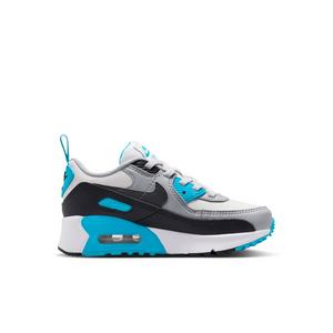 Nike Air Max 90 EasyOn "Platinum Tint/Blue Lightning/Wolf Grey/Iron Grey" Preschool Boys' Shoe