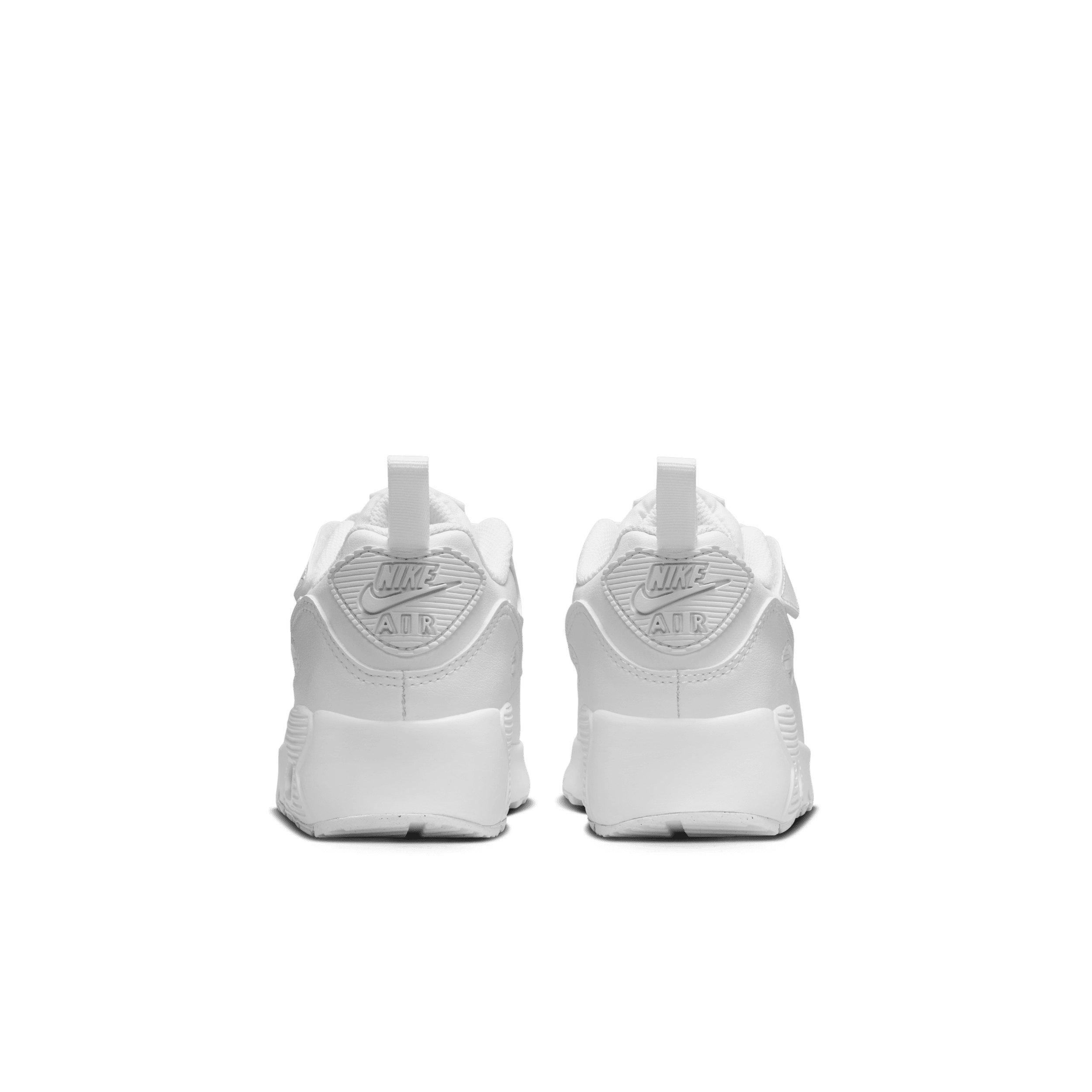 Nike Air Max 90 EasyOn Preschool Boys' "White/Metallic Silver/White" Shoe