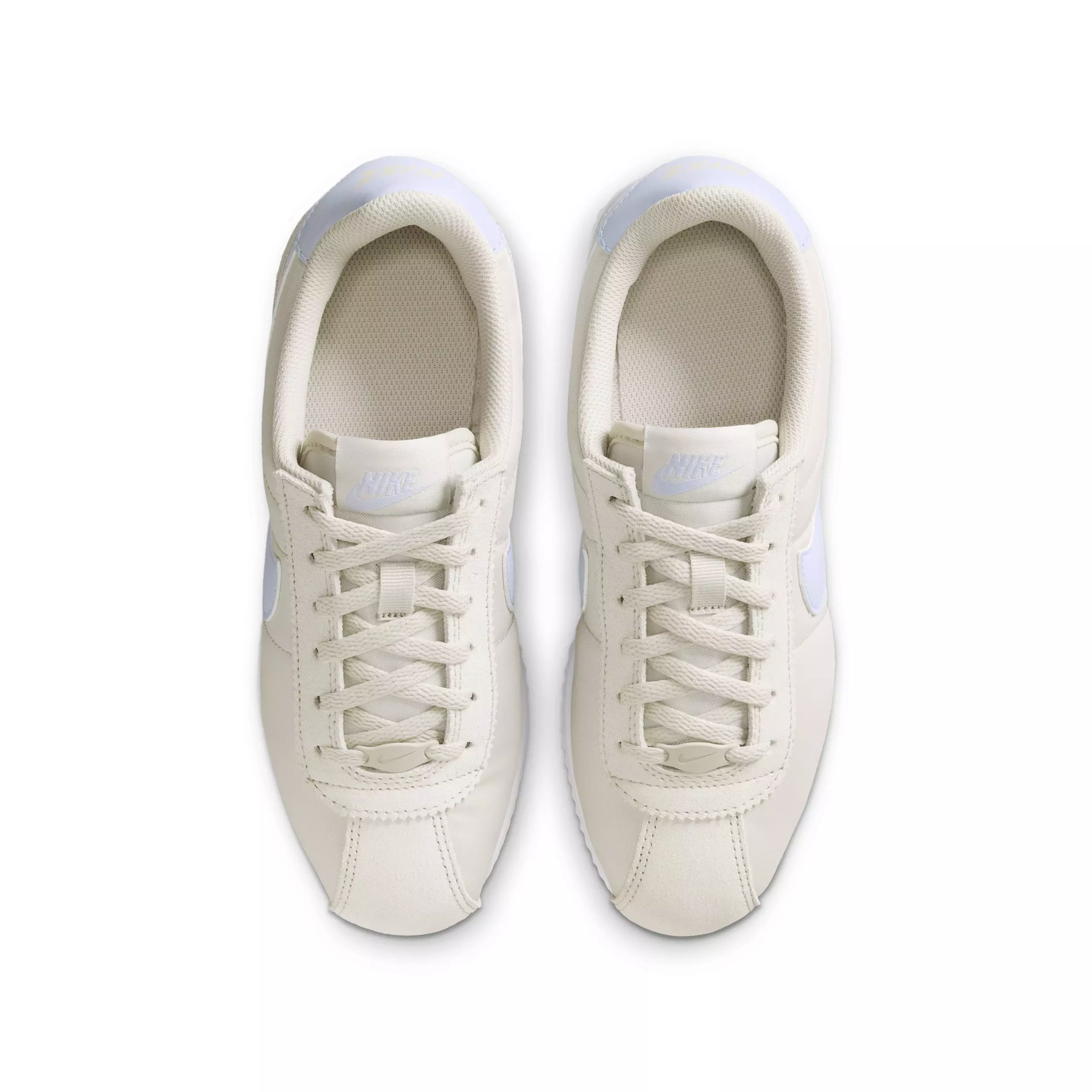 Nike Cortez Textile "Light Bone/White/White/Ghost" Grade School Boys' Shoe - LT BONE/WHITE/WHITE/GHOST