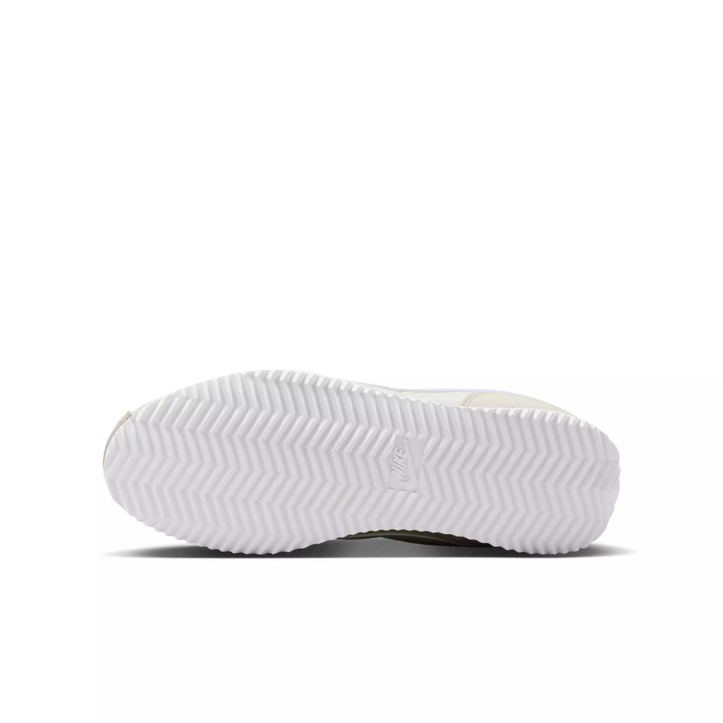 Nike Cortez Textile "Light Bone/White/White/Ghost" Grade School Boys' Shoe - LT BONE/WHITE/WHITE/GHOST